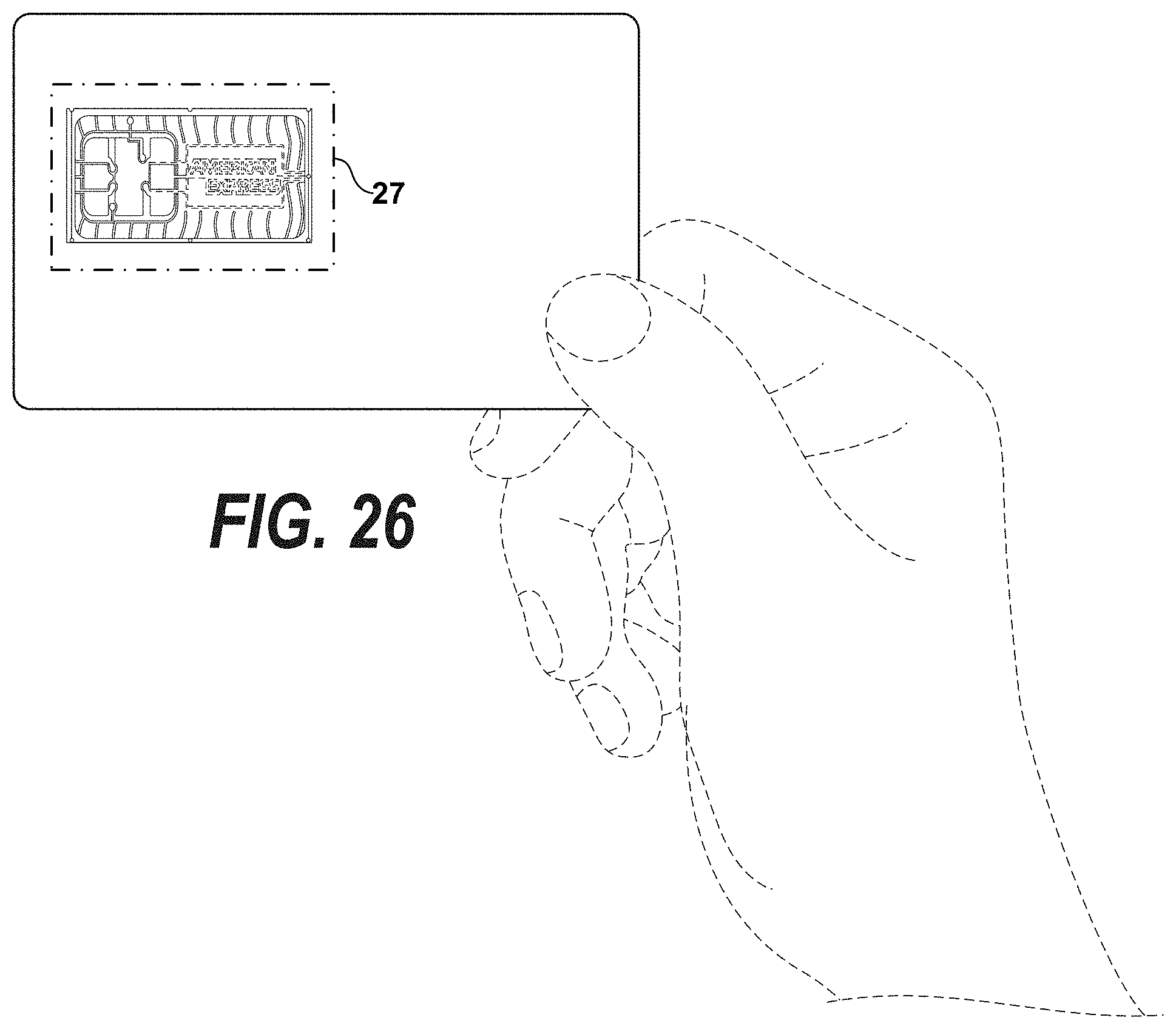 Patent USD1001186 Figure 17 – Transaction card