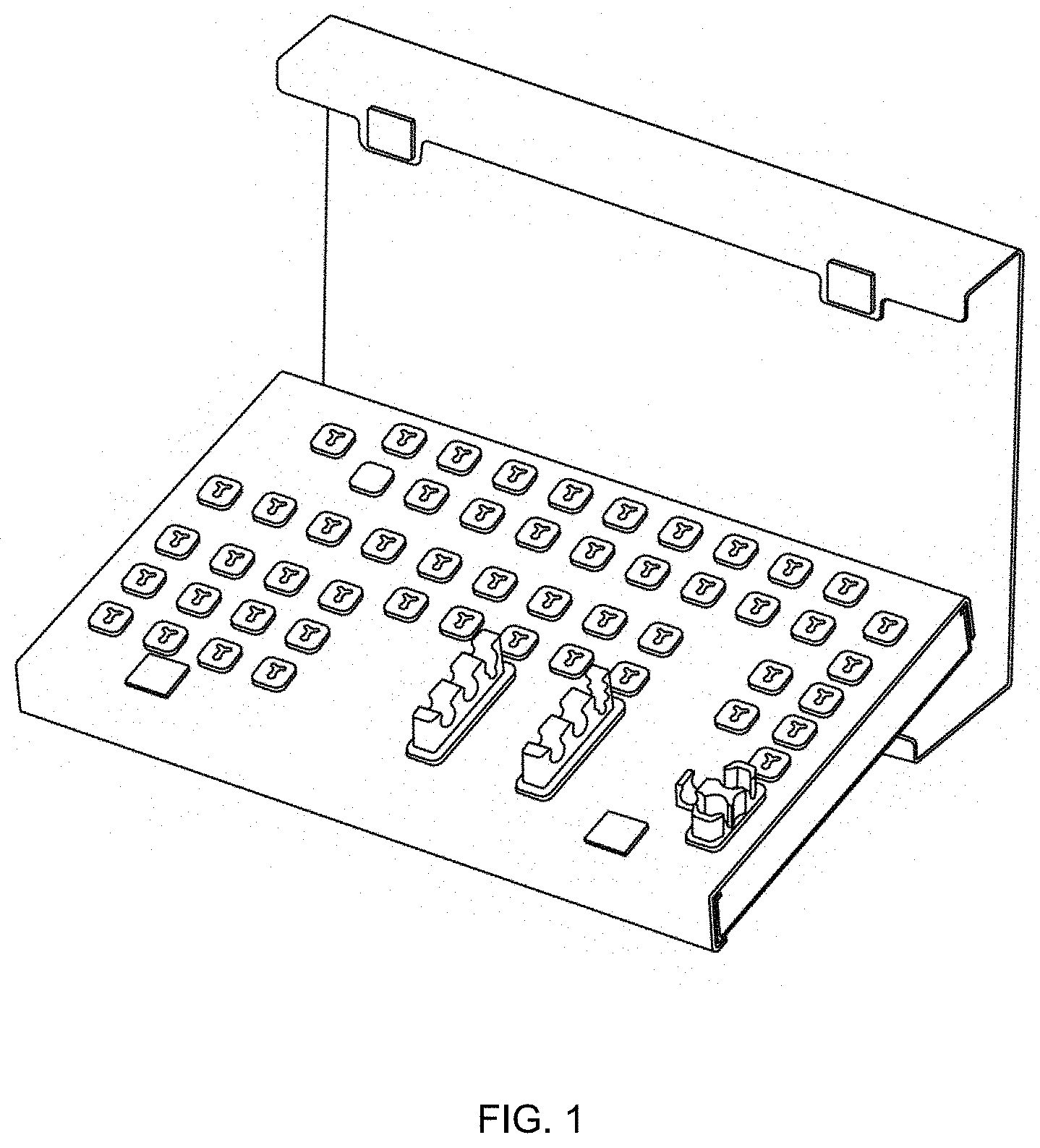 Patent USD1001189 Figure 1 – Dental surgical kit