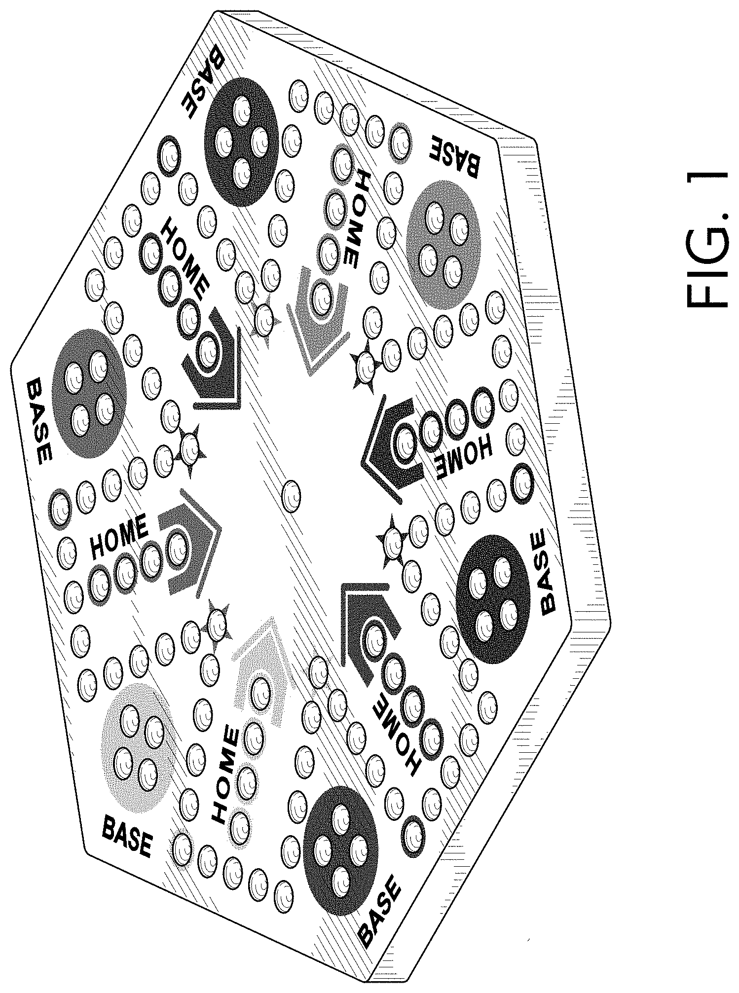 Patent USD1001193 Figure 1 – Board game