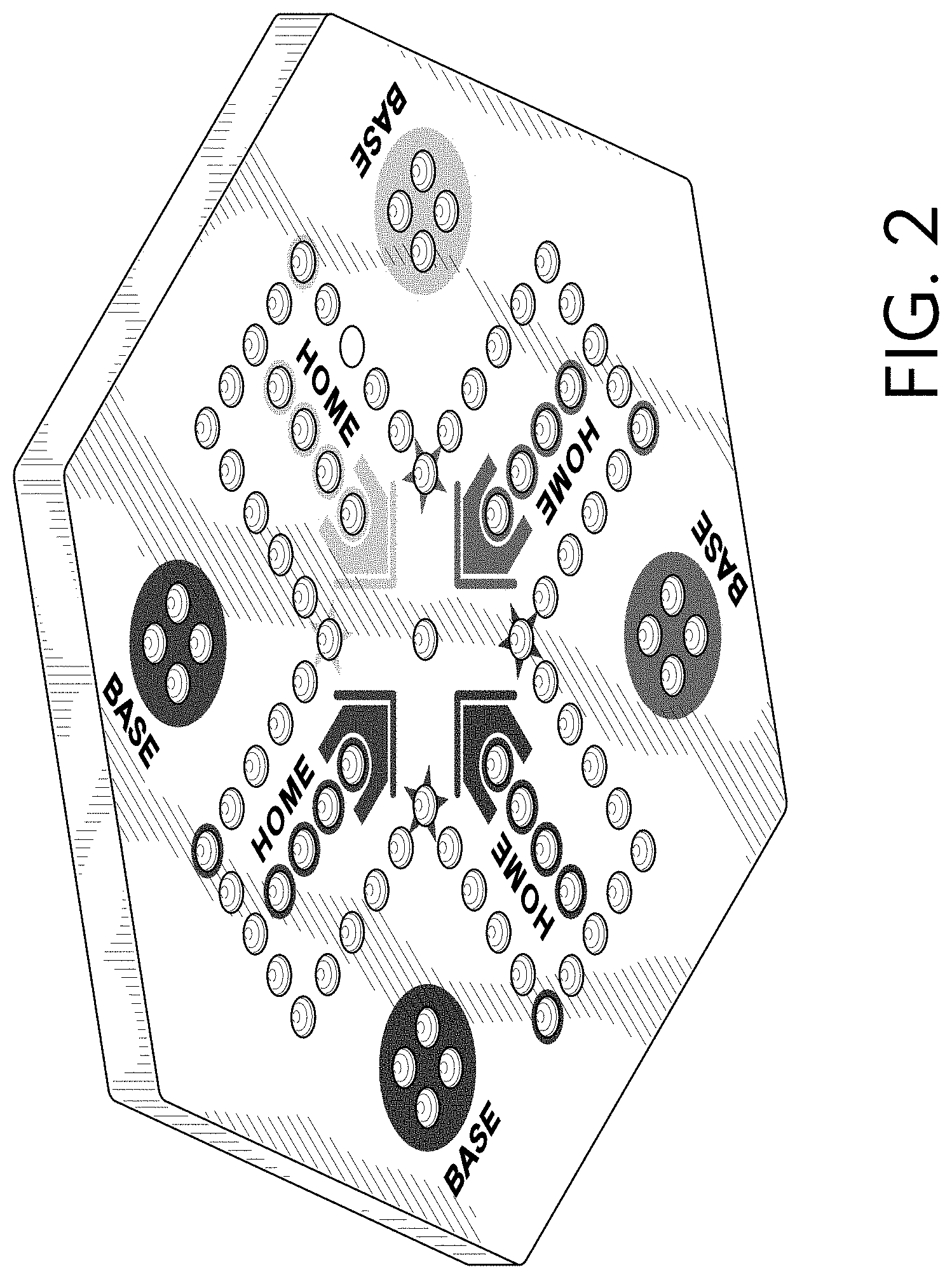 Patent USD1001193 Figure 2 – Board game