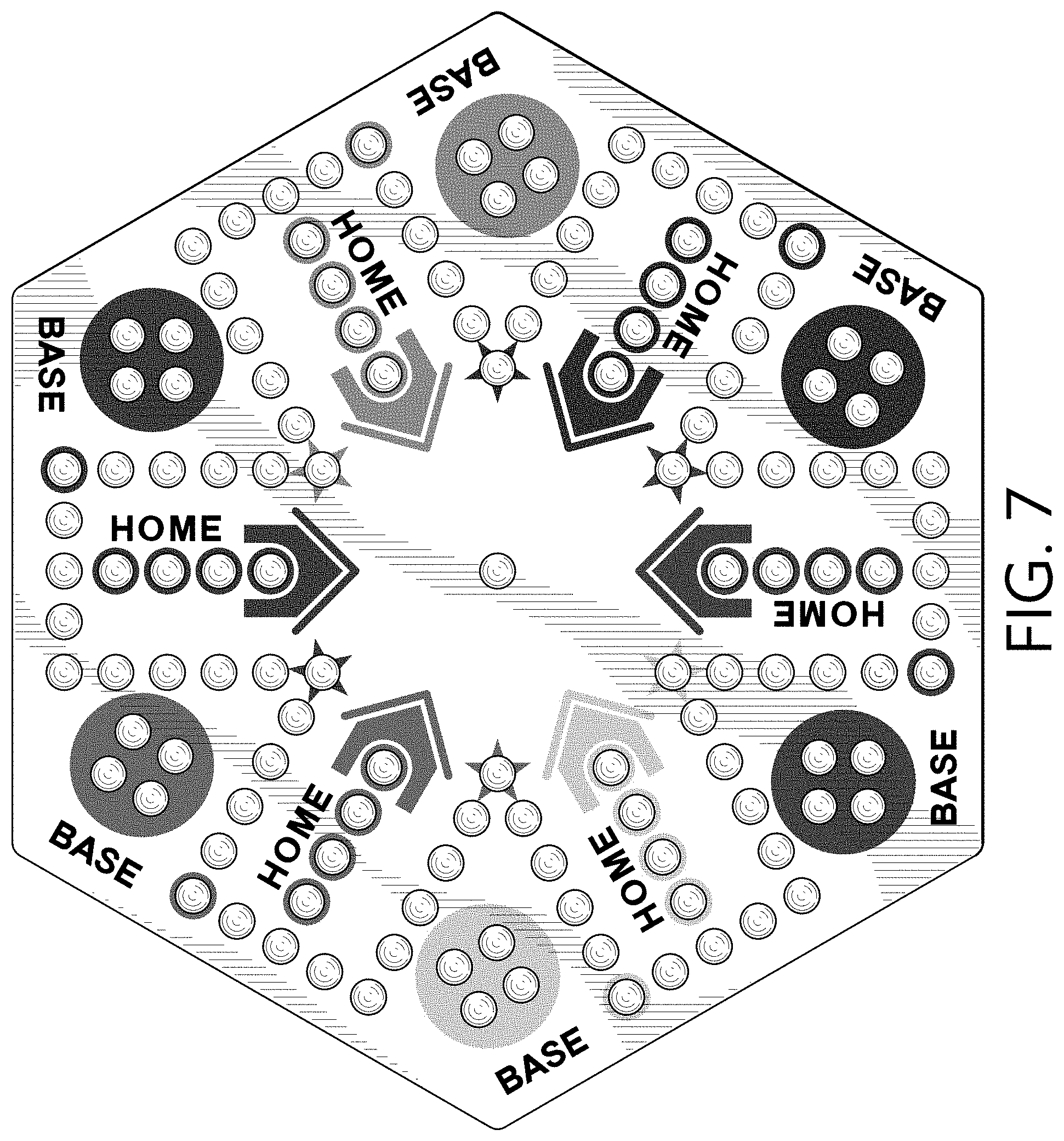 Patent USD1001193 Figure 5 – Board game