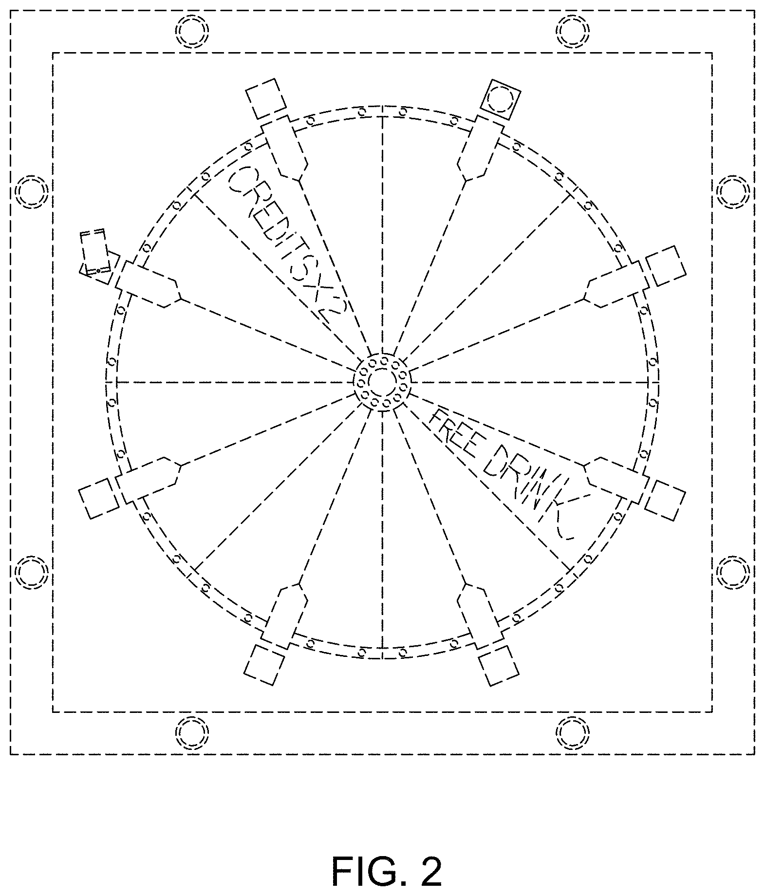 Patent USD1001194 Figure 2 – Slot table hybrid design