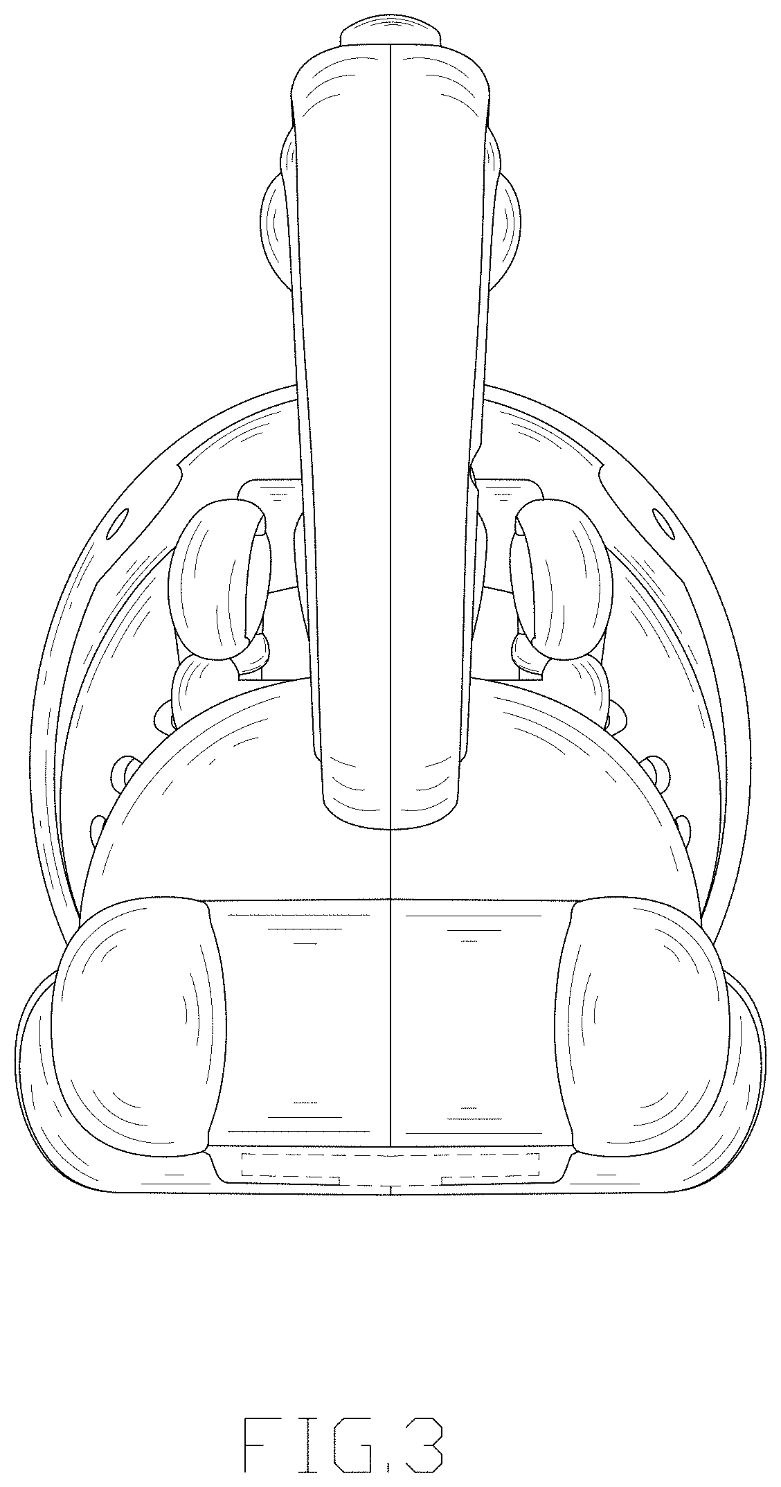 Patent USD1001196 Figure 3 – Bubble machine
