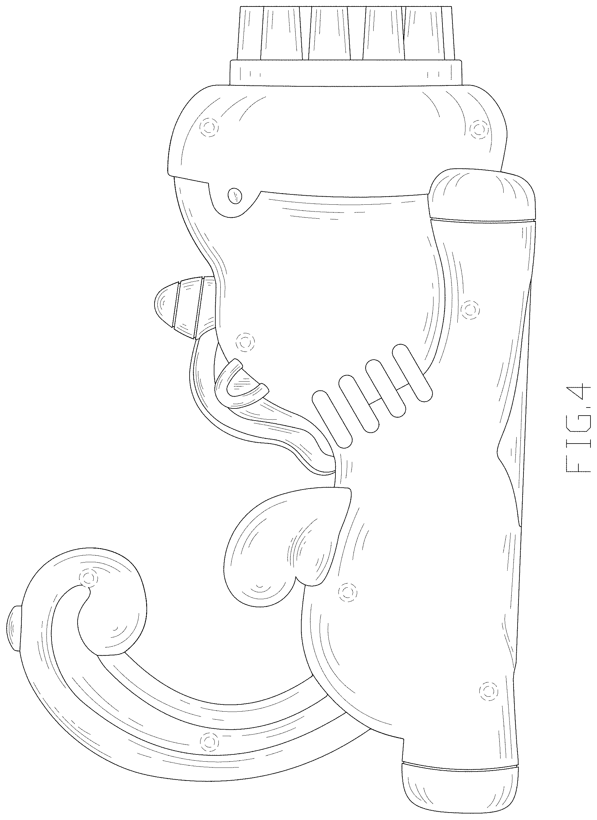 Patent USD1001196 Figure 4 – Bubble machine