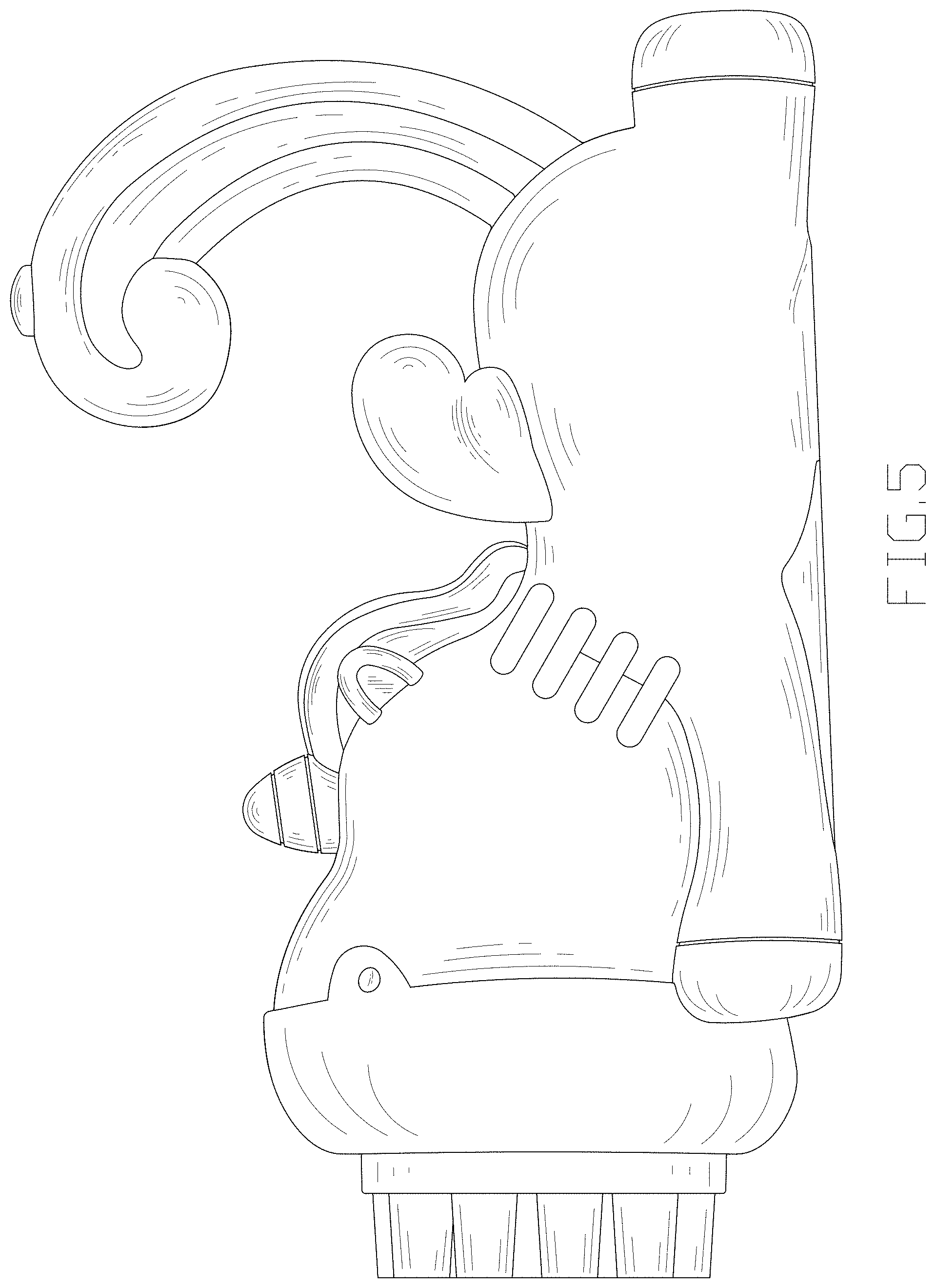 Patent USD1001196 Figure 5 – Bubble machine