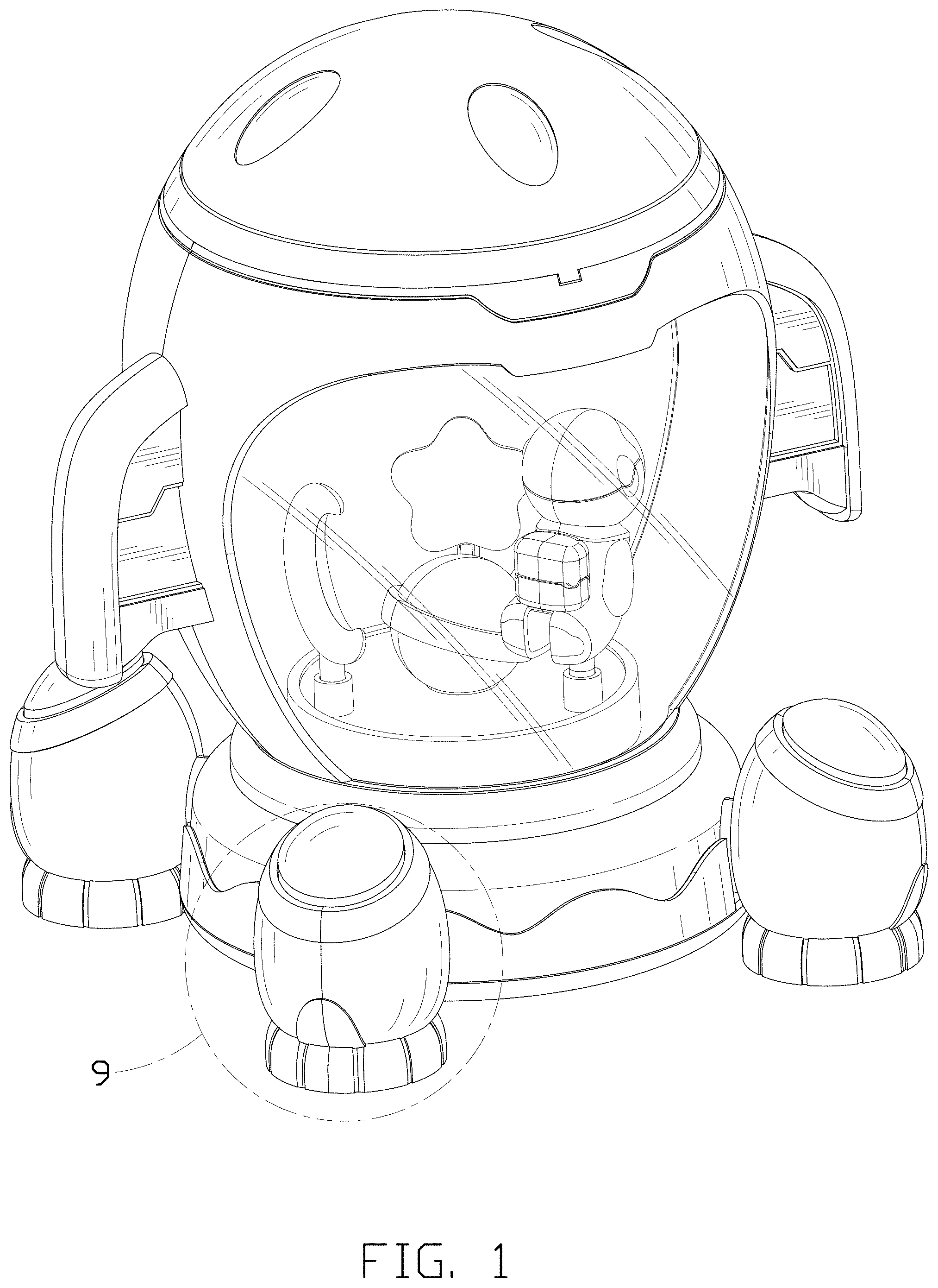 Patent USD1001197 — Toy drum — Figure 1
