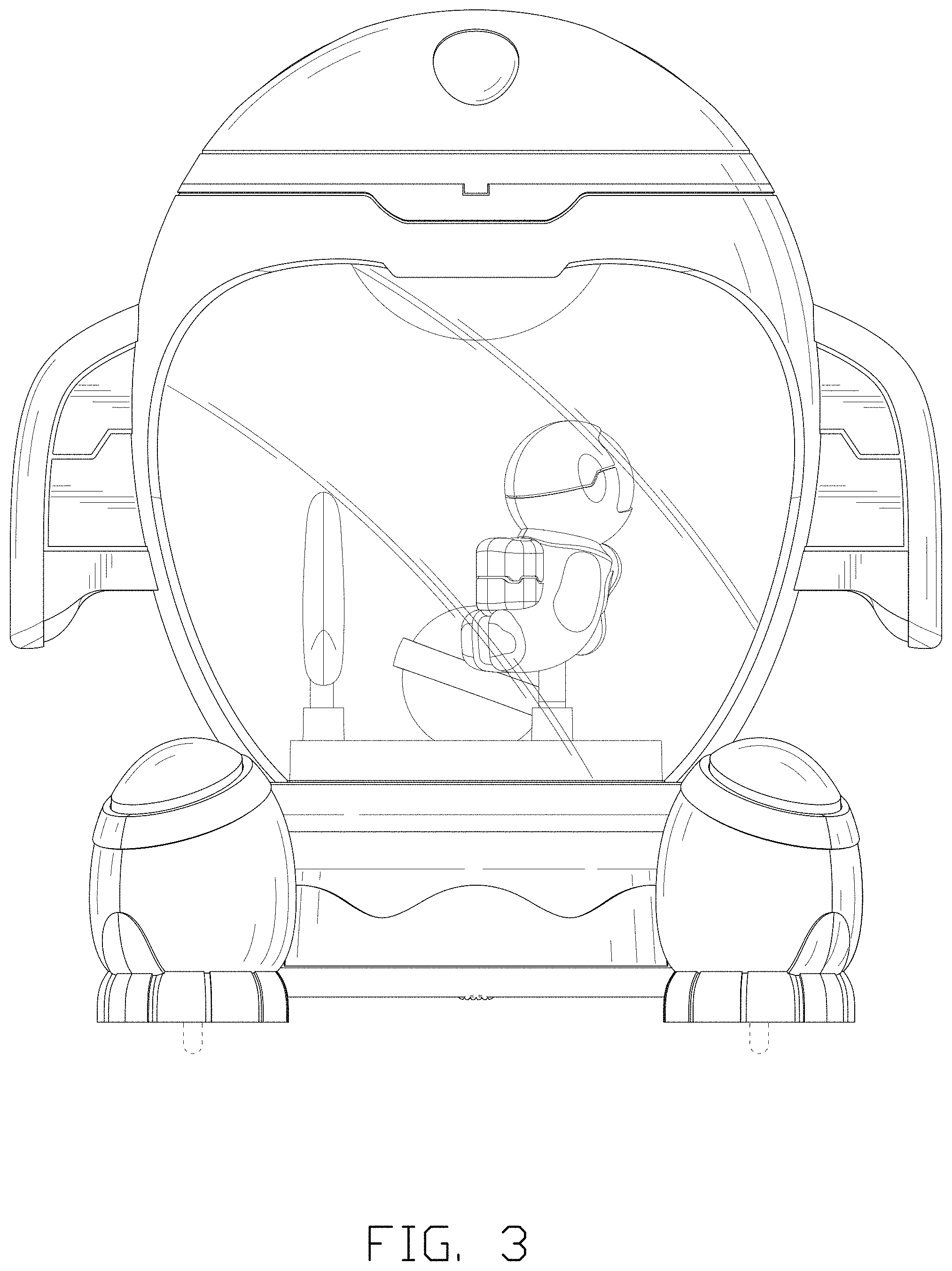 Patent USD1001197 Figure 3 – Toy drum