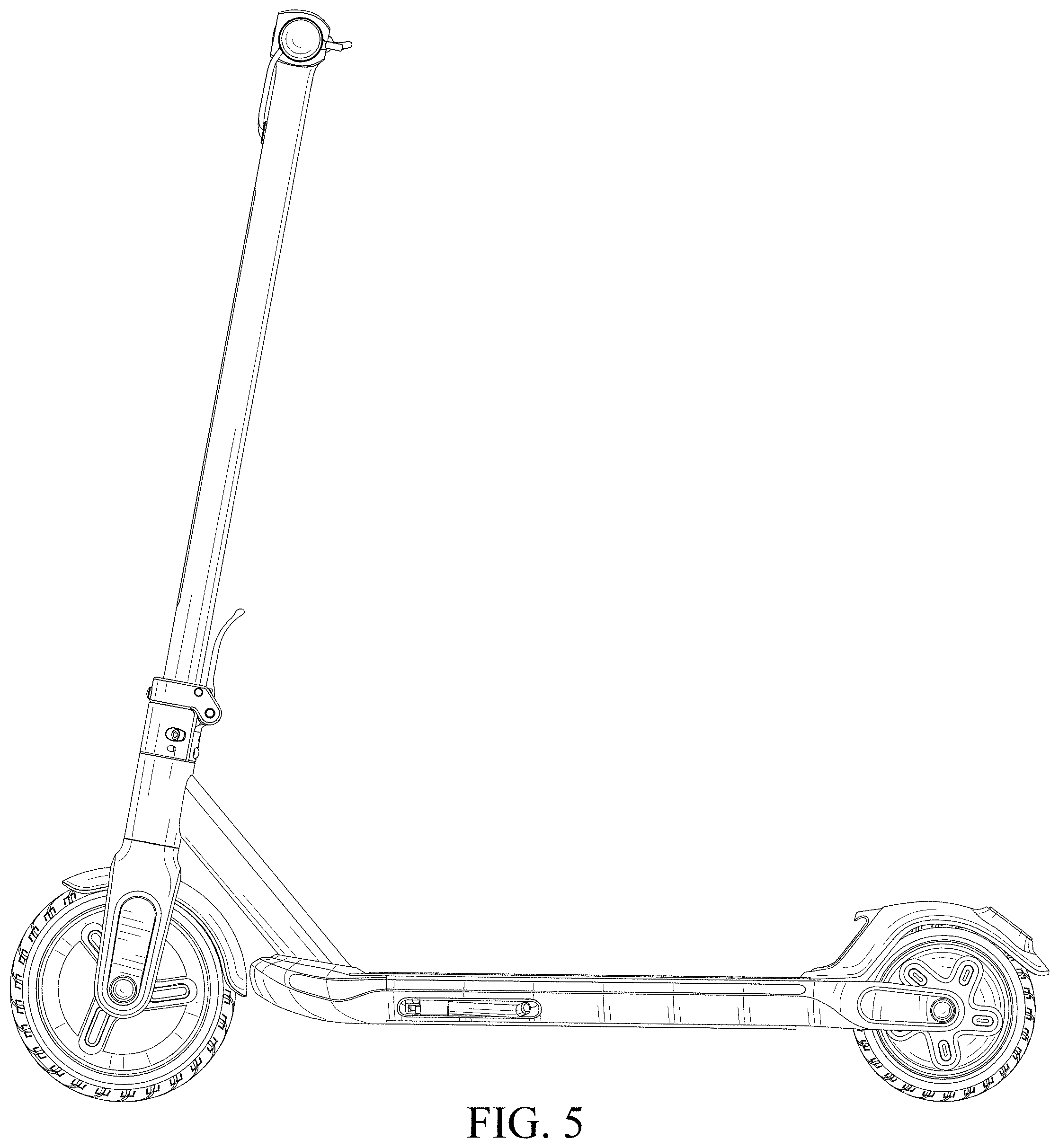 Patent USD1001198 Figure 5 – Electric scooter