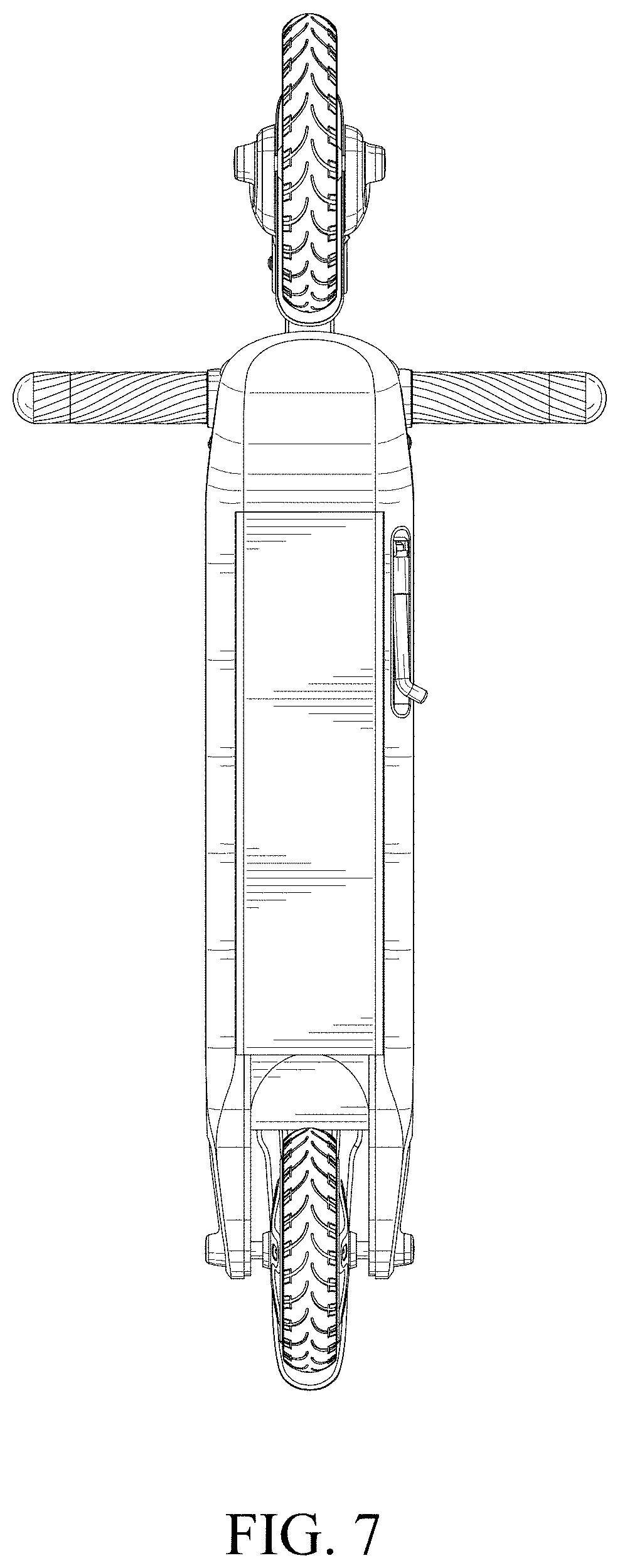 Patent USD1001198 Figure 7 – Electric scooter