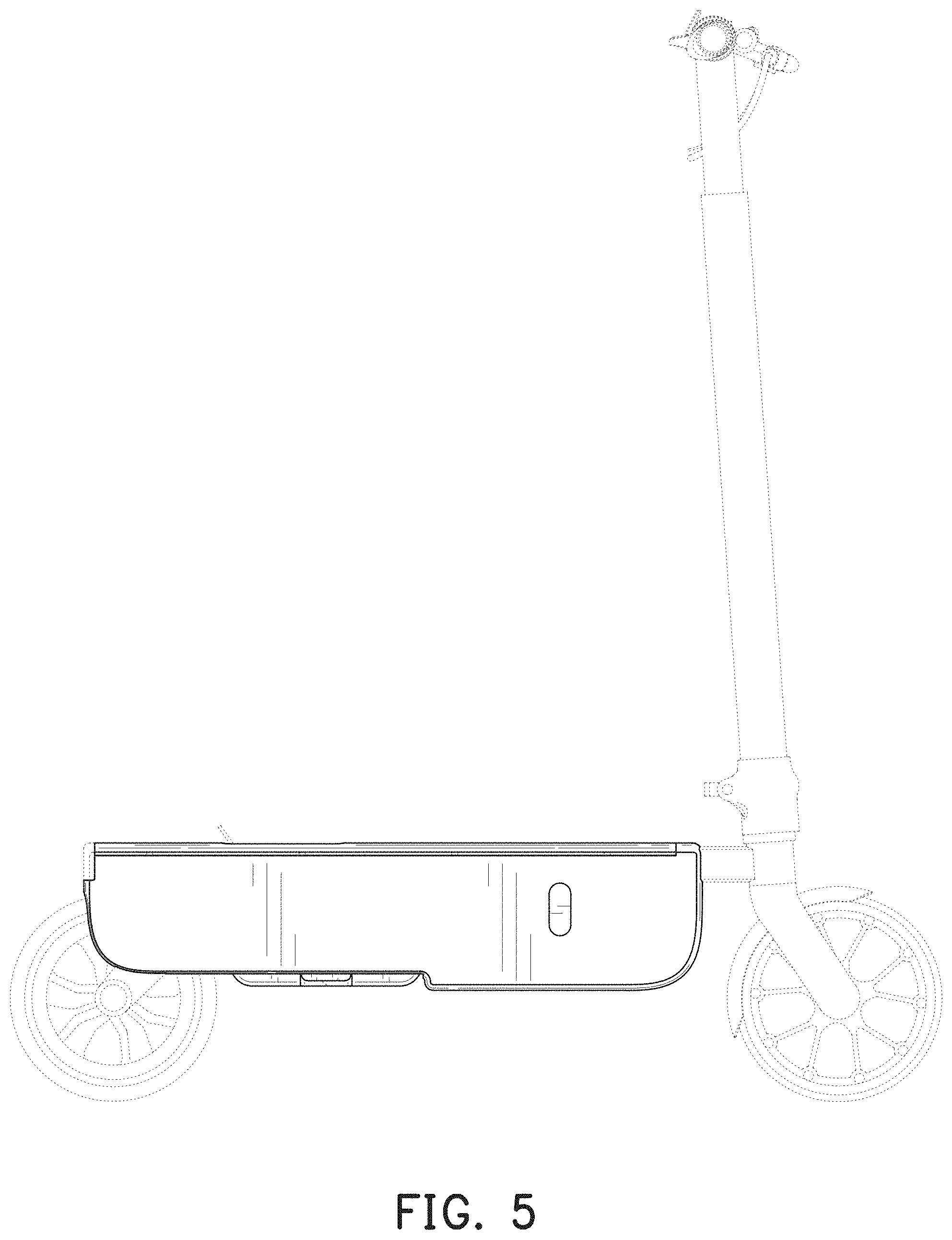 Patent USD1001199 Figure 5 – Scooter