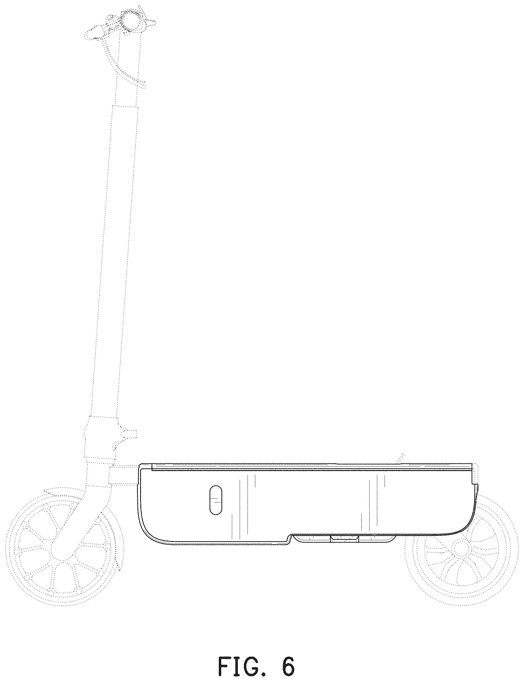 Patent USD1001199 Figure 6 – Scooter