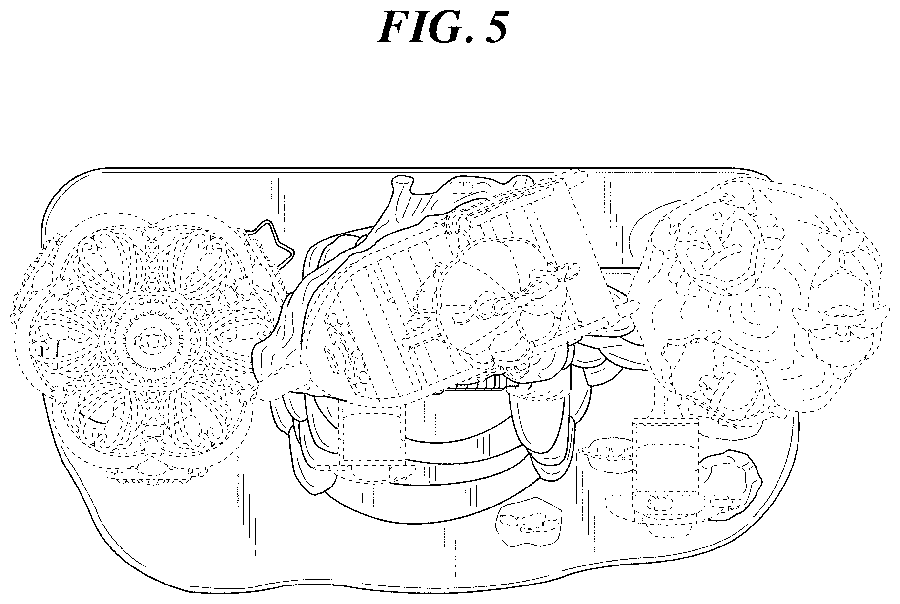 Patent USD1001202 Figure 5 – Toy castle