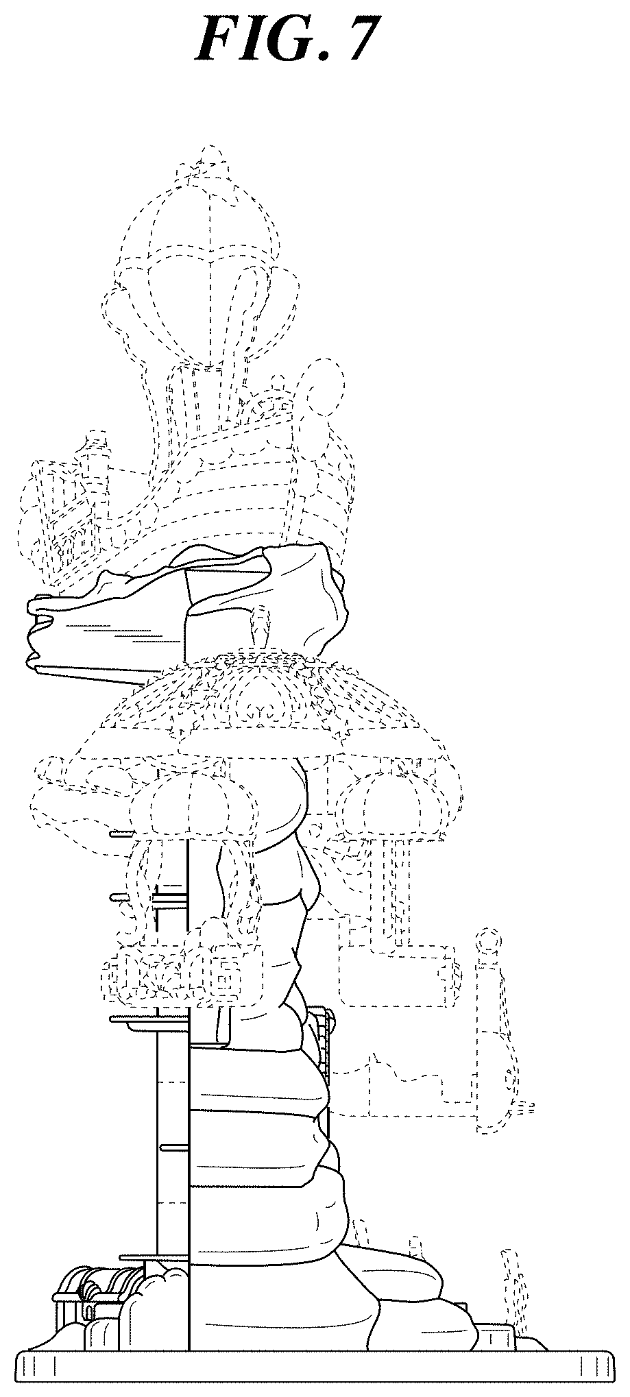 Patent USD1001202 Figure 7 – Toy castle
