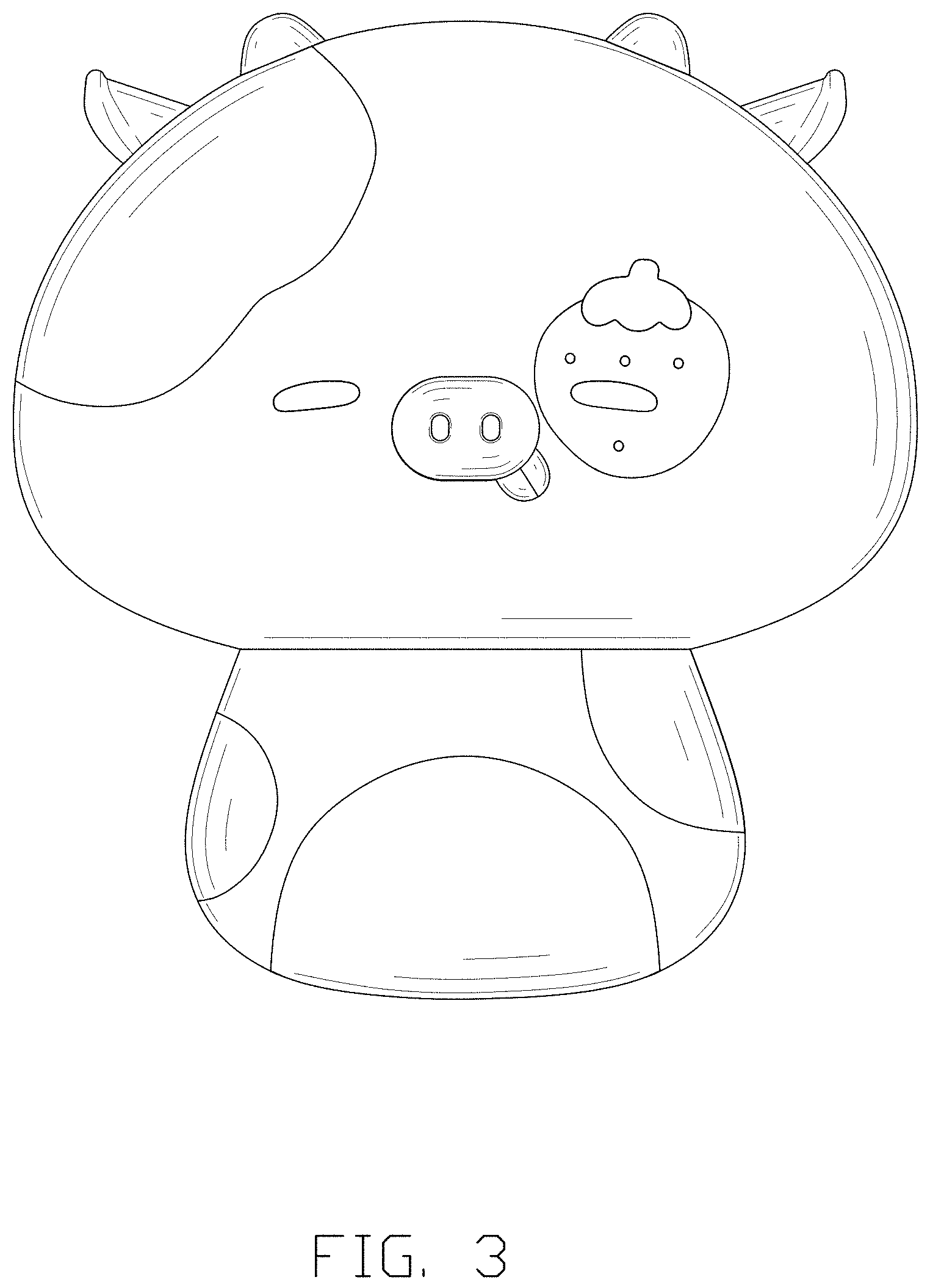 Patent USD1001206 Figure 3 – Toy