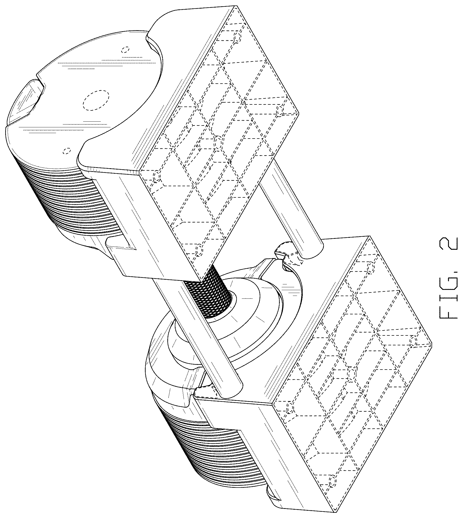 Patent USD1001215 Figure 2 – Adjustable dumbbell