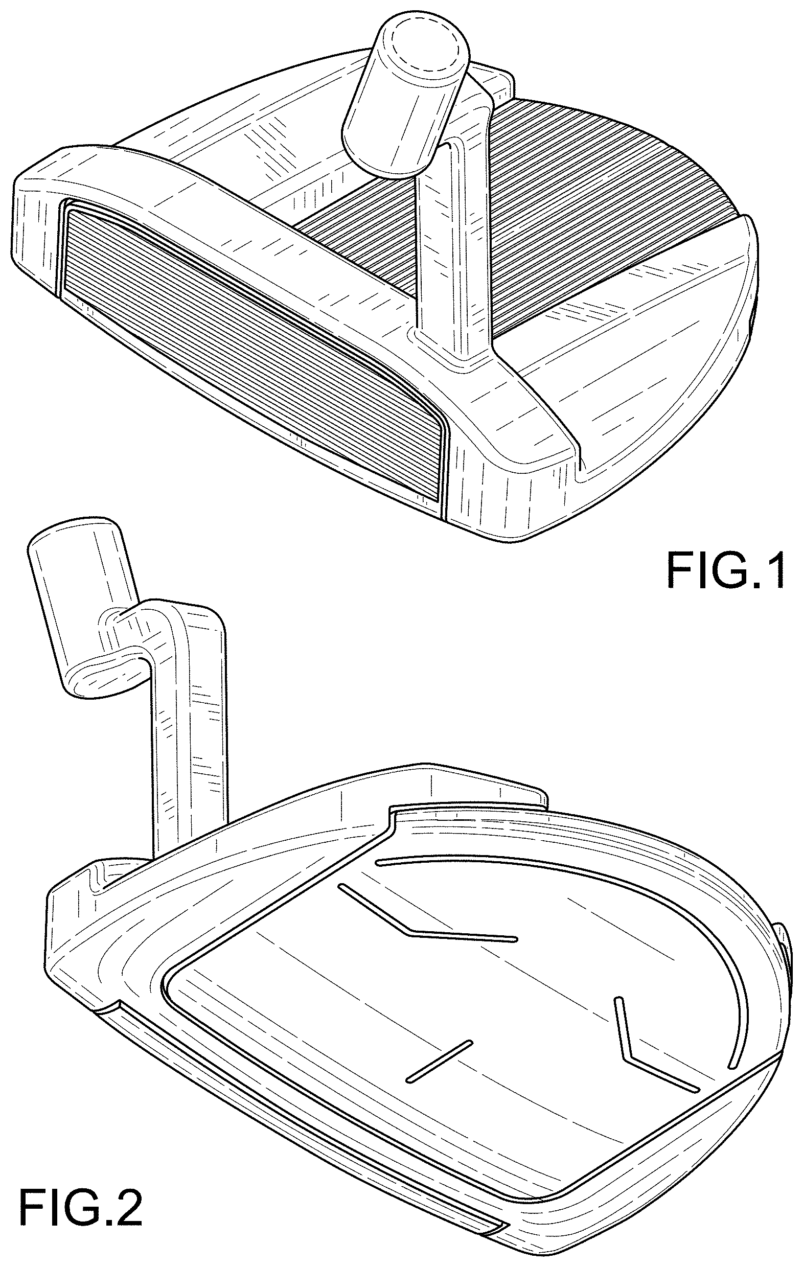 Patent USD1001219 Figure 1 – Golf club head