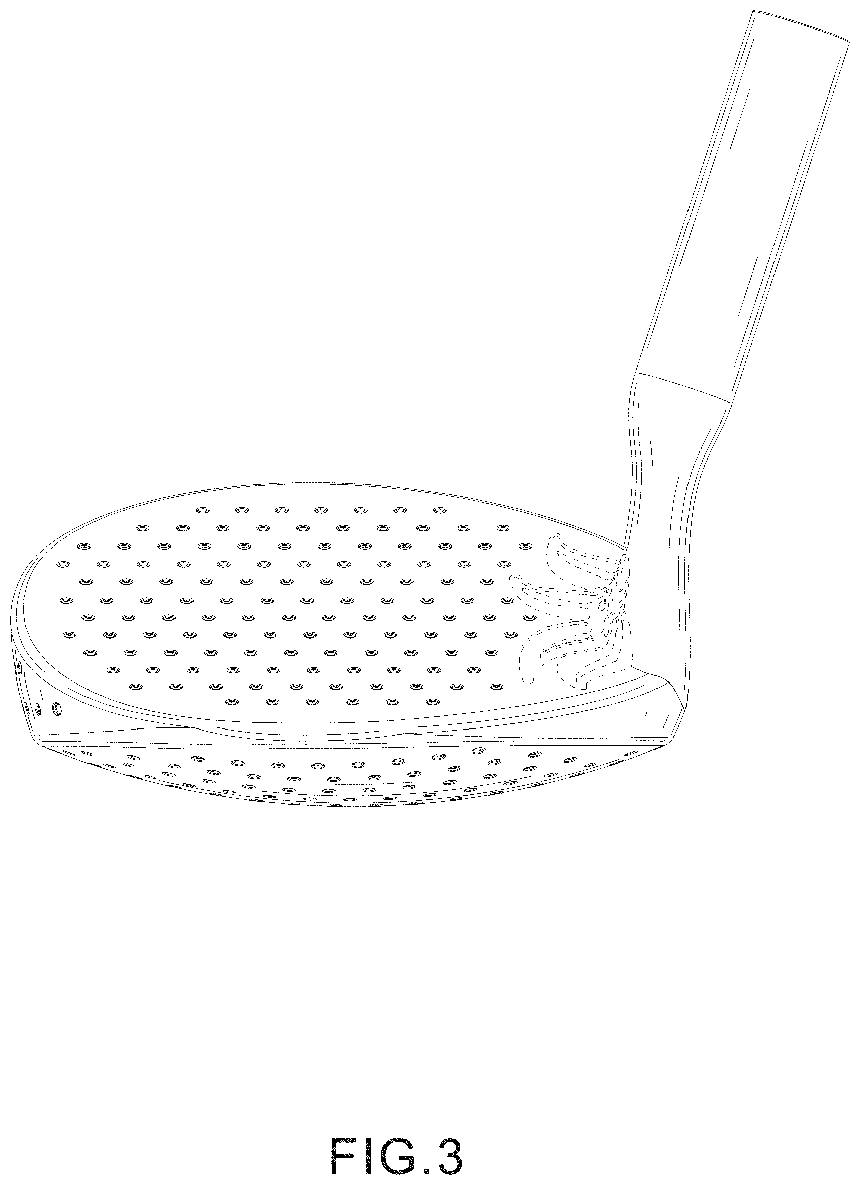 Patent USD1001220 Figure 3 – Golf club head