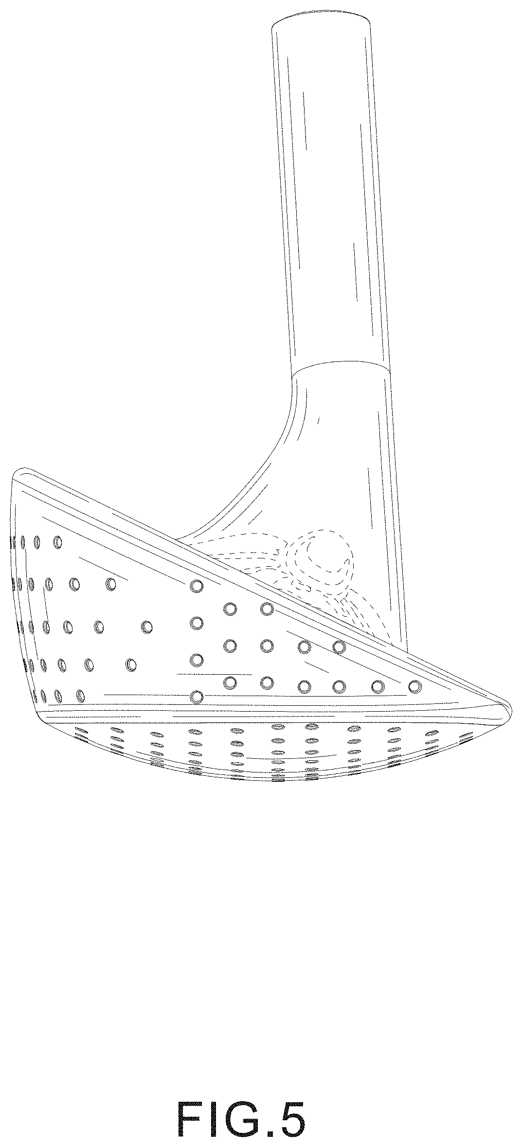 Patent USD1001220 Figure 5 – Golf club head