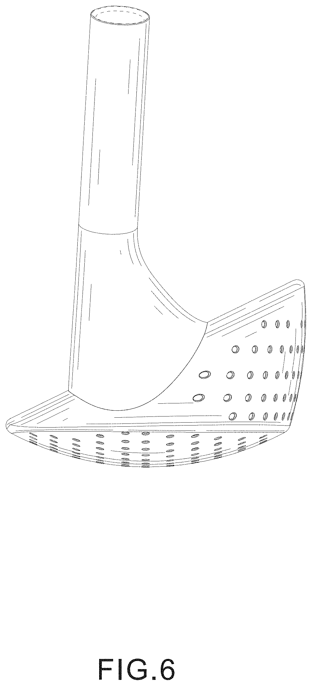 Patent USD1001220 Figure 6 – Golf club head