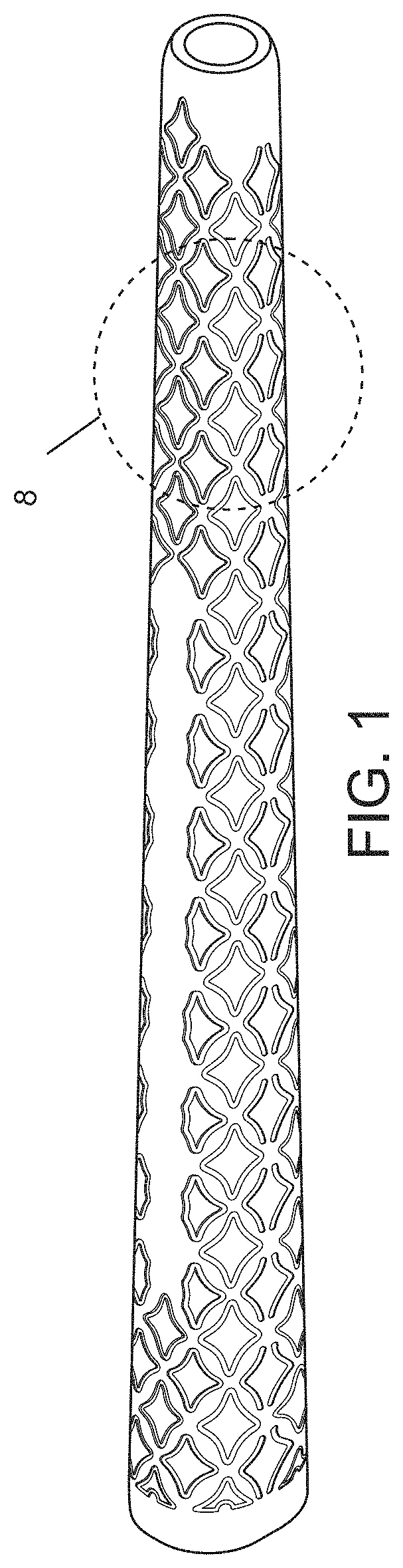 Patent USD1001221 Figure 1 – Golf grip
