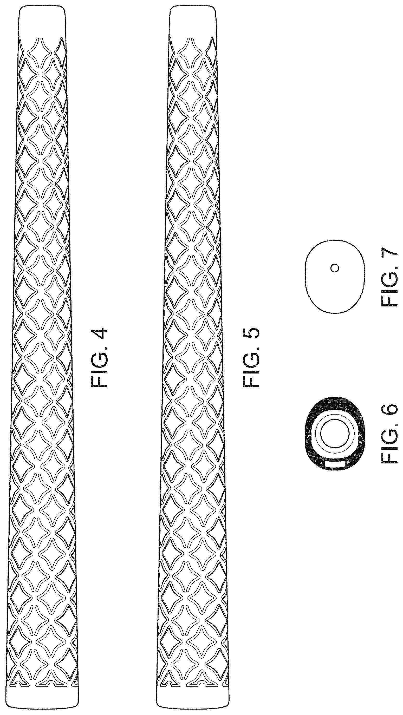 Patent USD1001221 Figure 3 – Golf grip