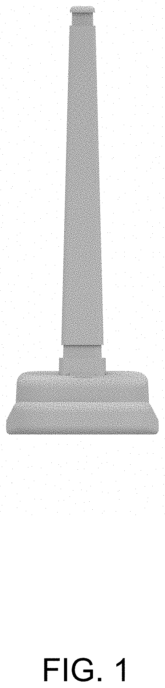 Patent USD1001222 Figure 1 – Pool volleyball stand