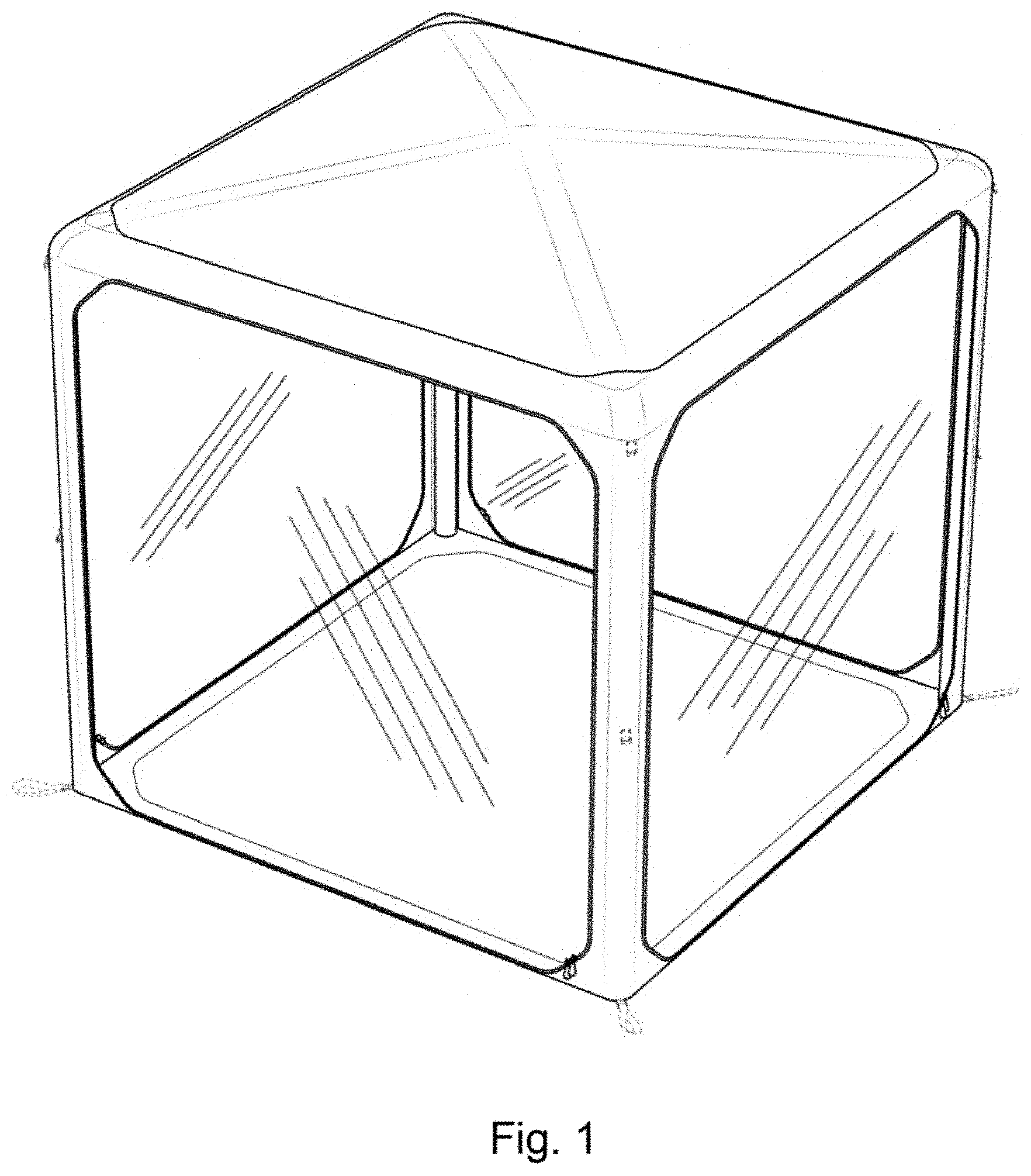 Patent USD1001223 Figure 1 – Tent