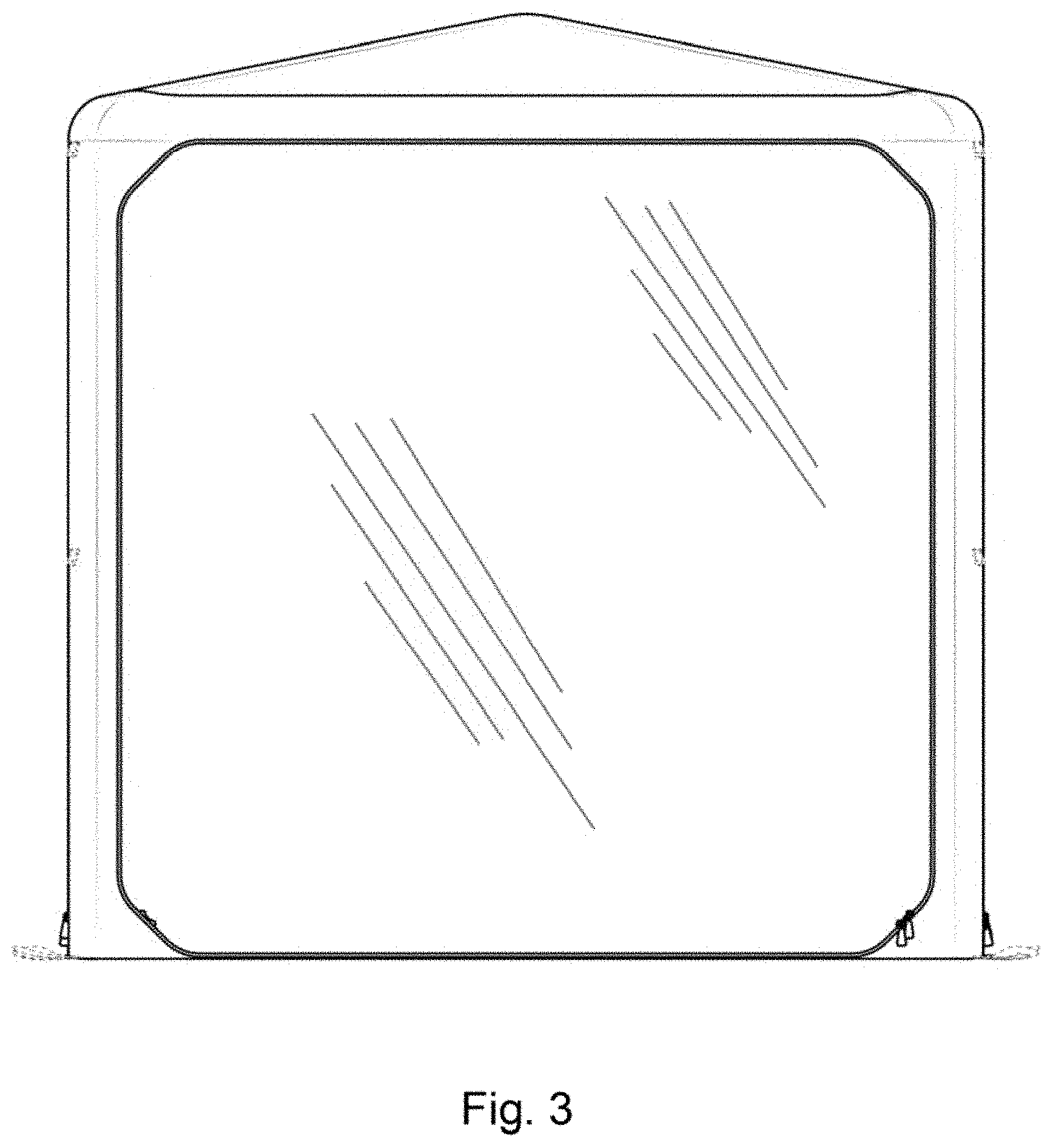 Patent USD1001223 Figure 3 – Tent