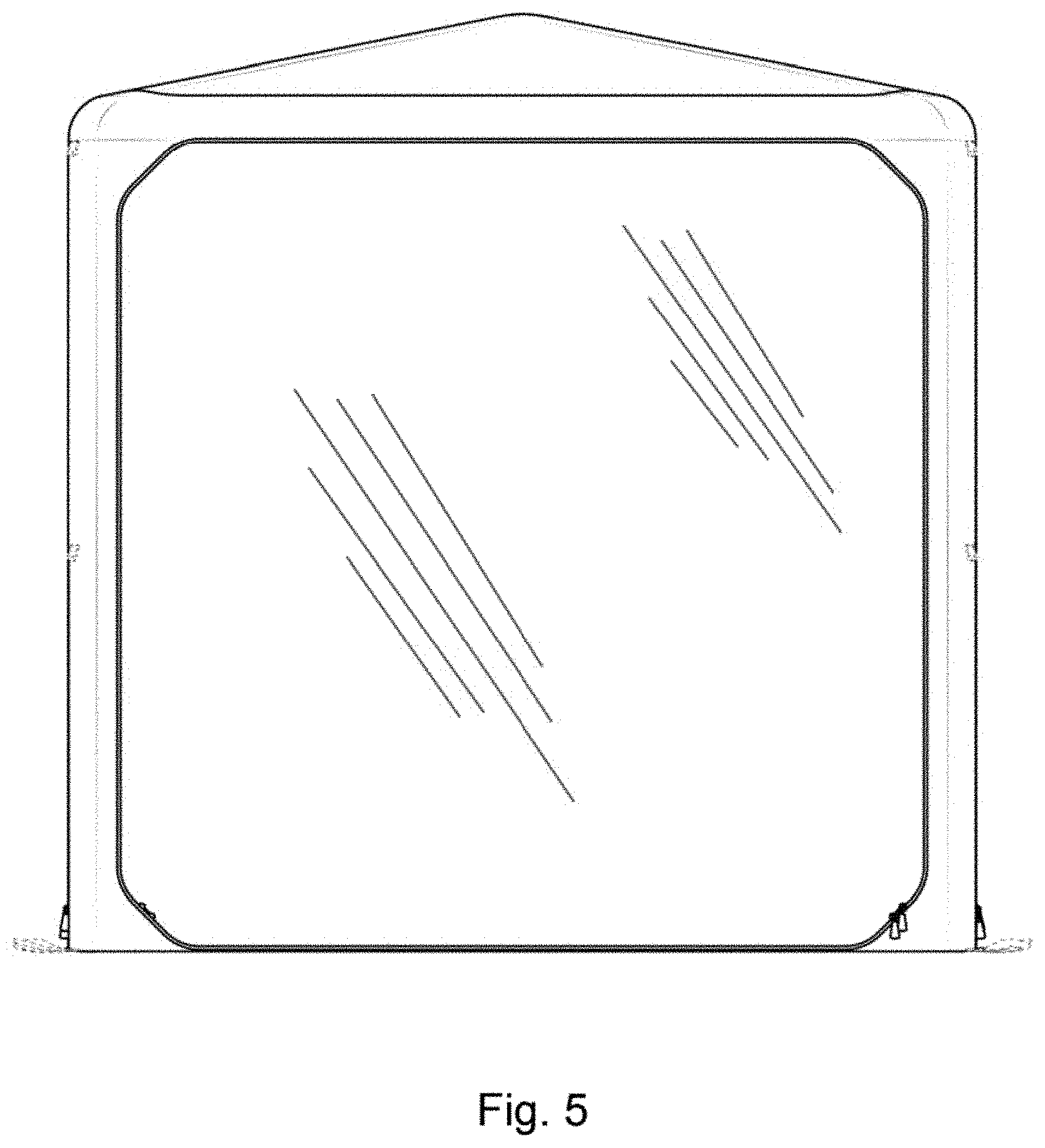 Patent USD1001223 Figure 5 – Tent