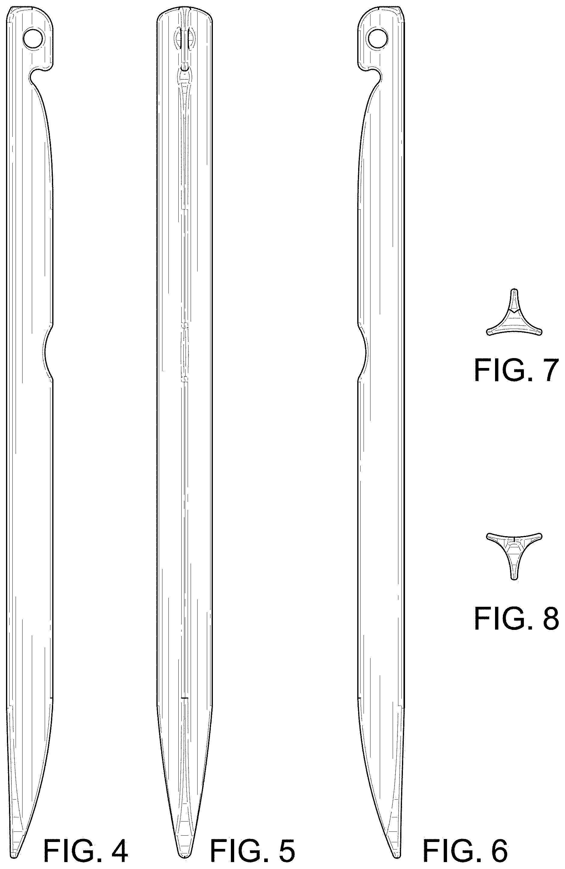 Patent USD1001224 Figure 2 – Ground stake