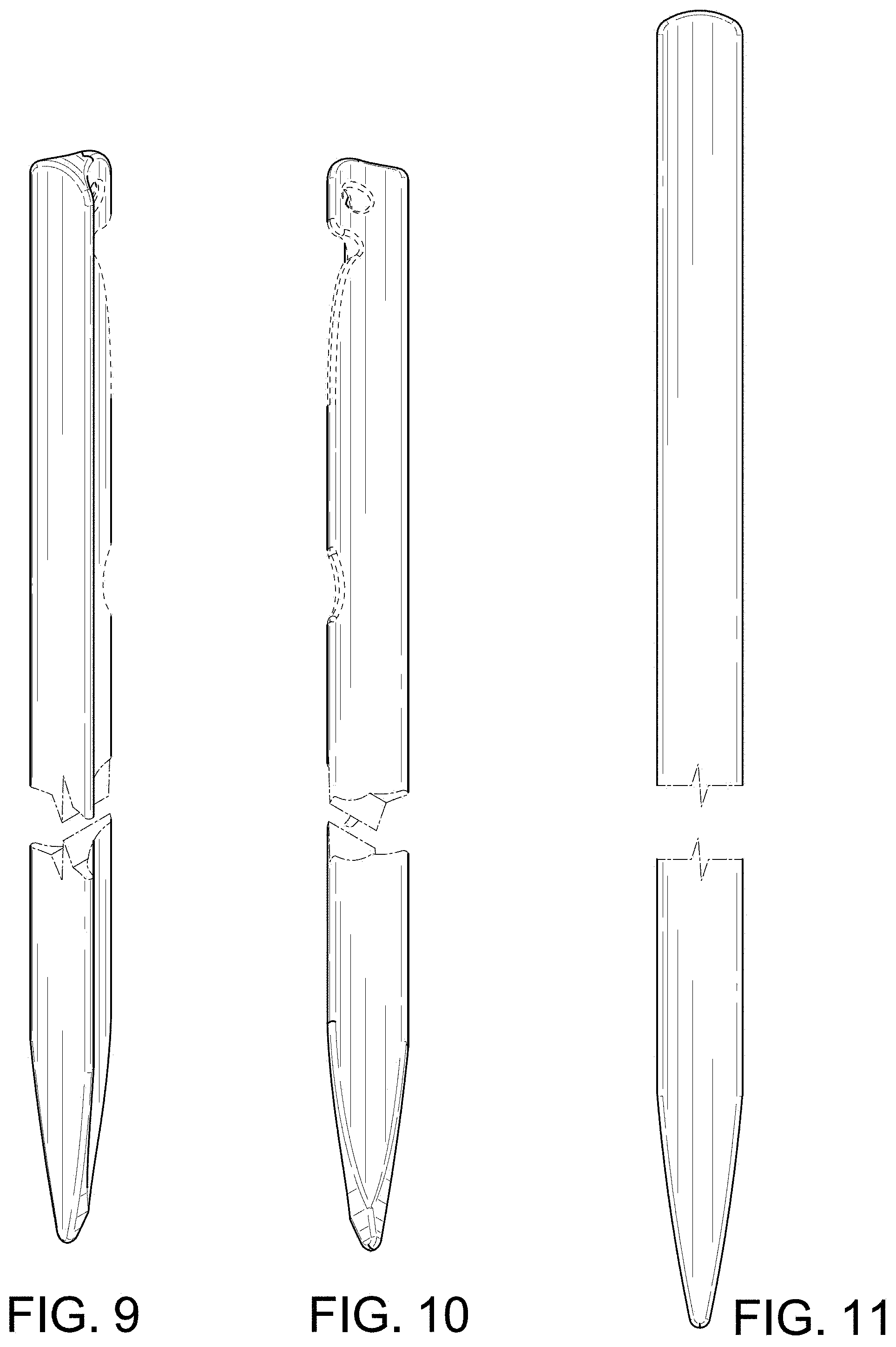 Patent USD1001224 Figure 3 – Ground stake
