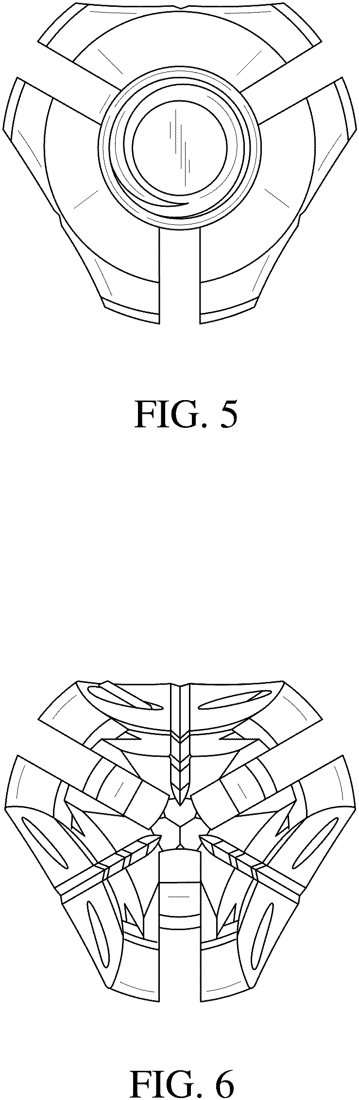 Patent USD1001225 Figure 5 – Ferrule for a broadhead