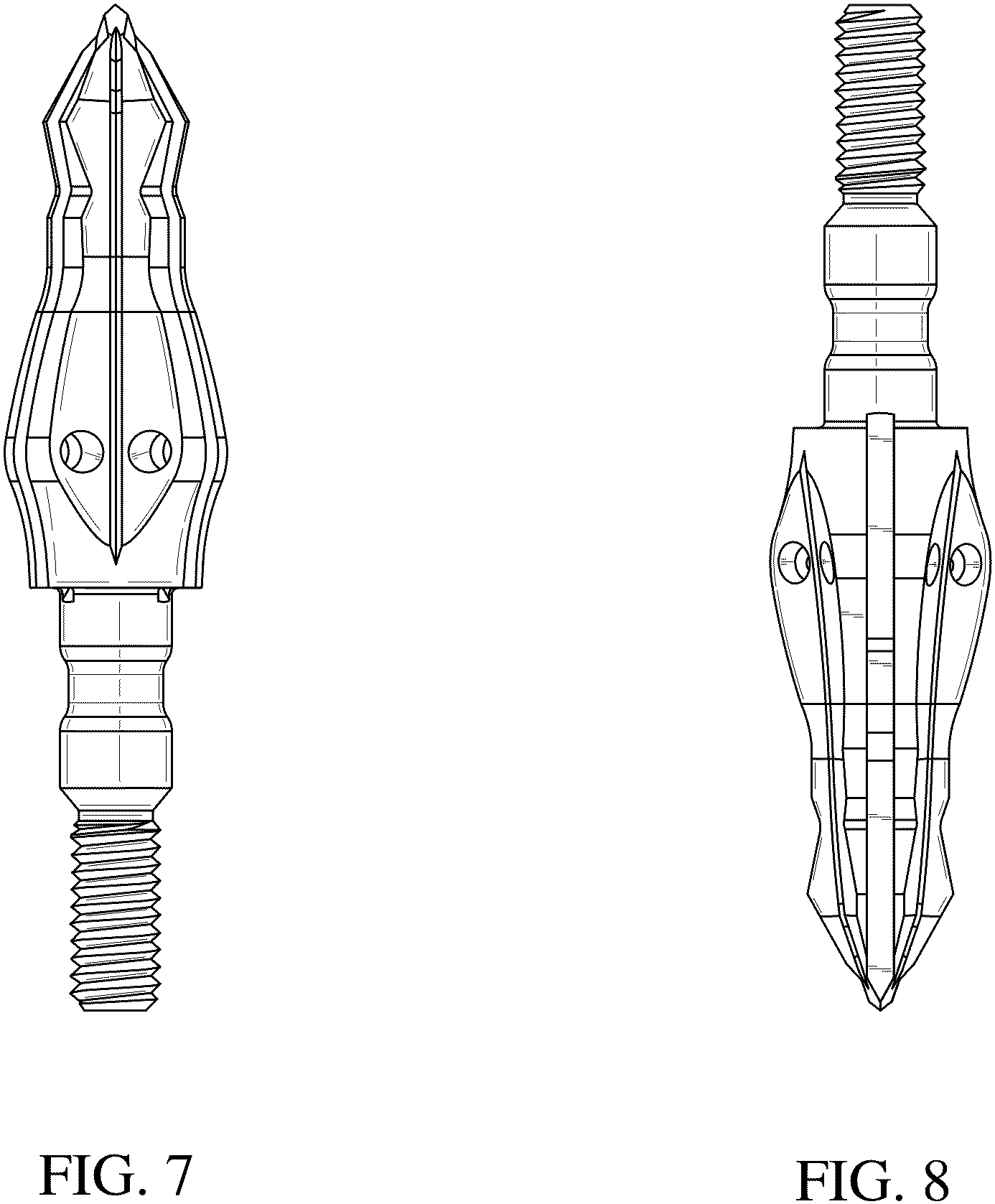 Patent USD1001225 Figure 6 – Ferrule for a broadhead