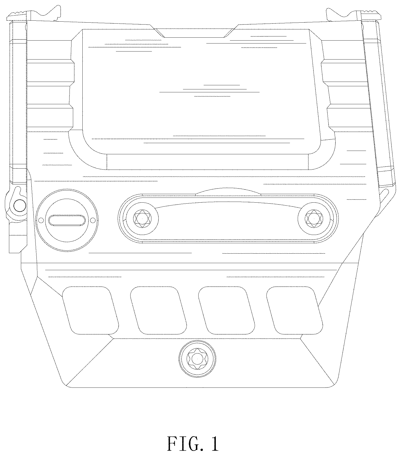 Patent USD1001227 Figure 1 – Red dot sight