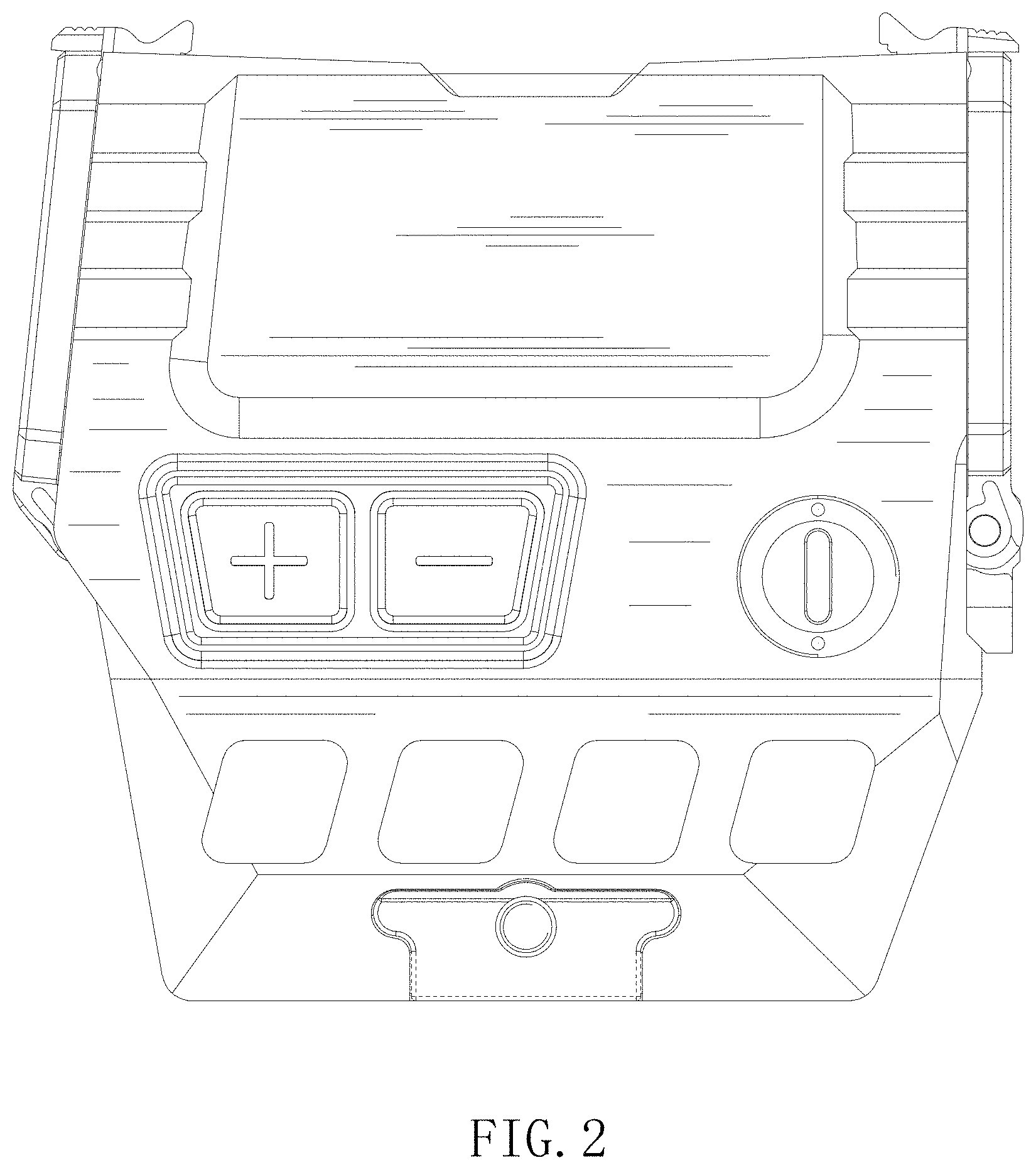 Patent USD1001227 Figure 2 – Red dot sight