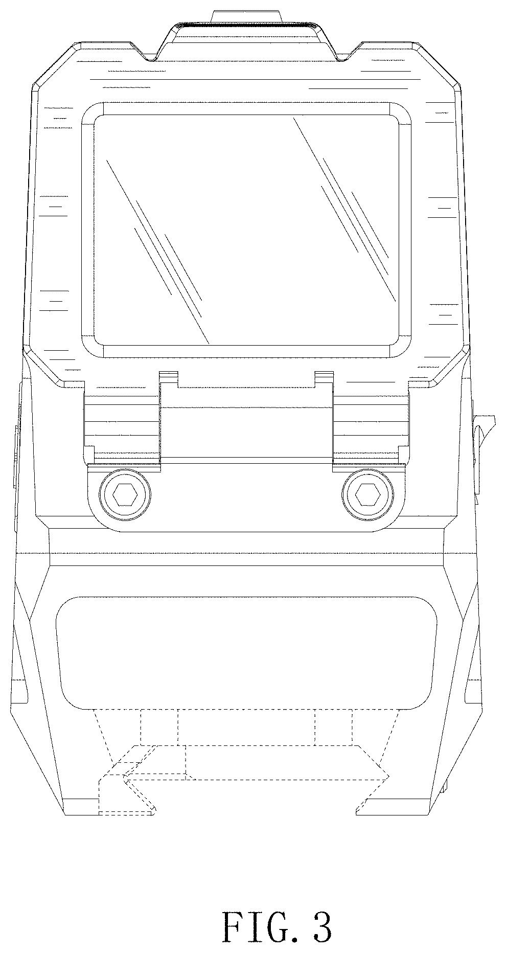 Patent USD1001227 Figure 3 – Red dot sight