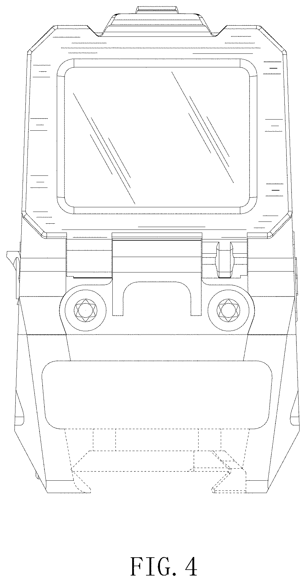 Patent USD1001227 Figure 4 – Red dot sight