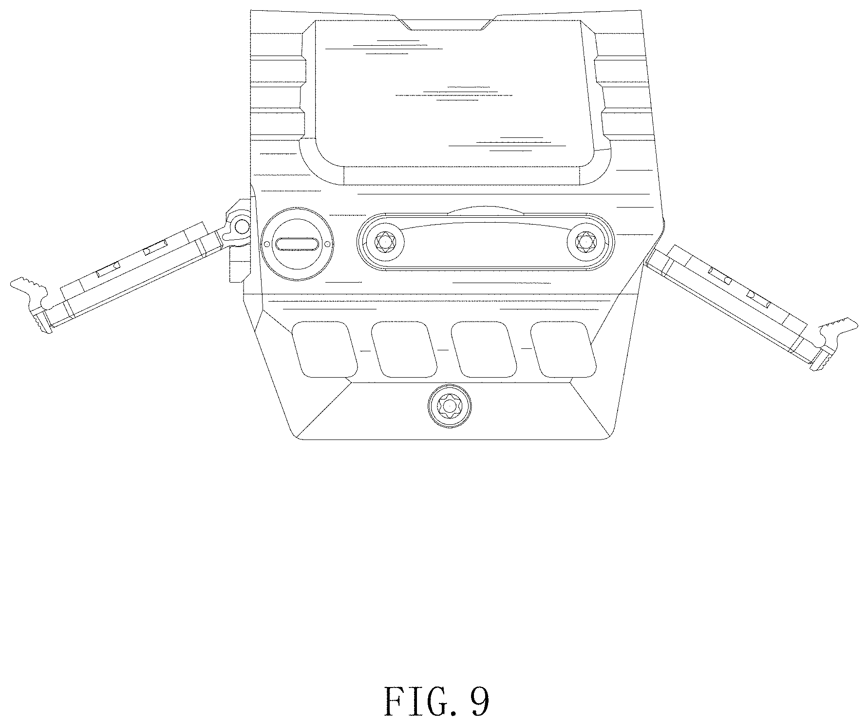 Patent USD1001227 Figure 9 – Red dot sight