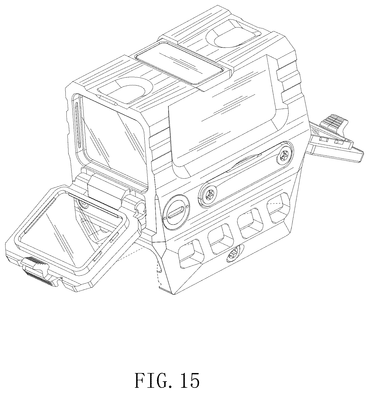 Patent USD1001227 Figure 15 – Red dot sight