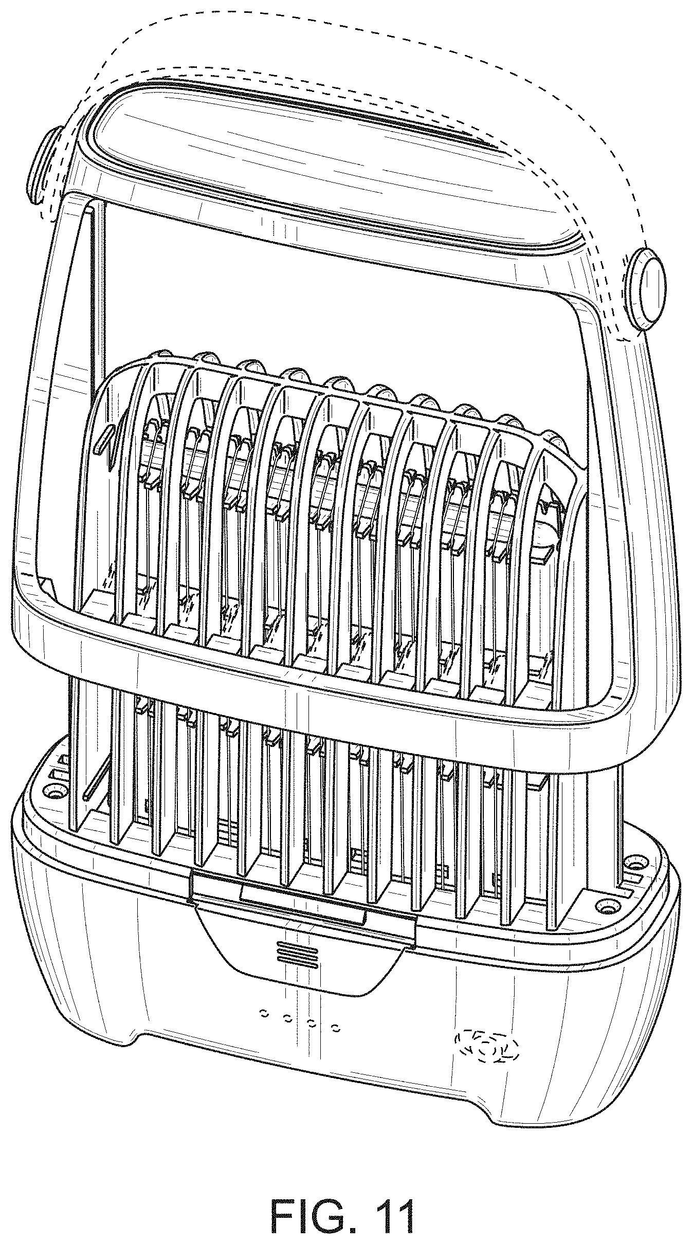 Patent USD1001233 Figure 6 – Bug zapper