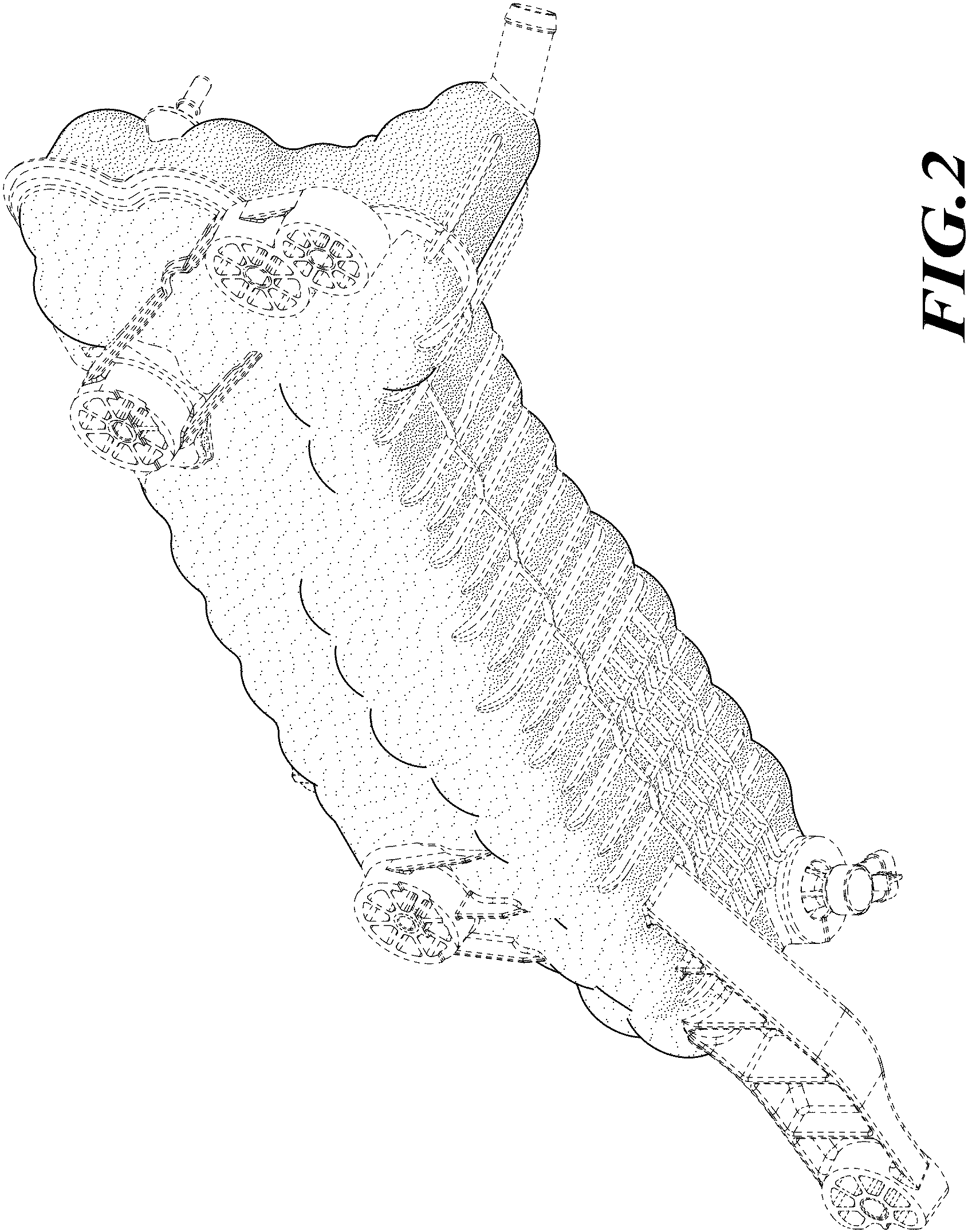 Patent USD1001234 Figure 2 – Surge tank