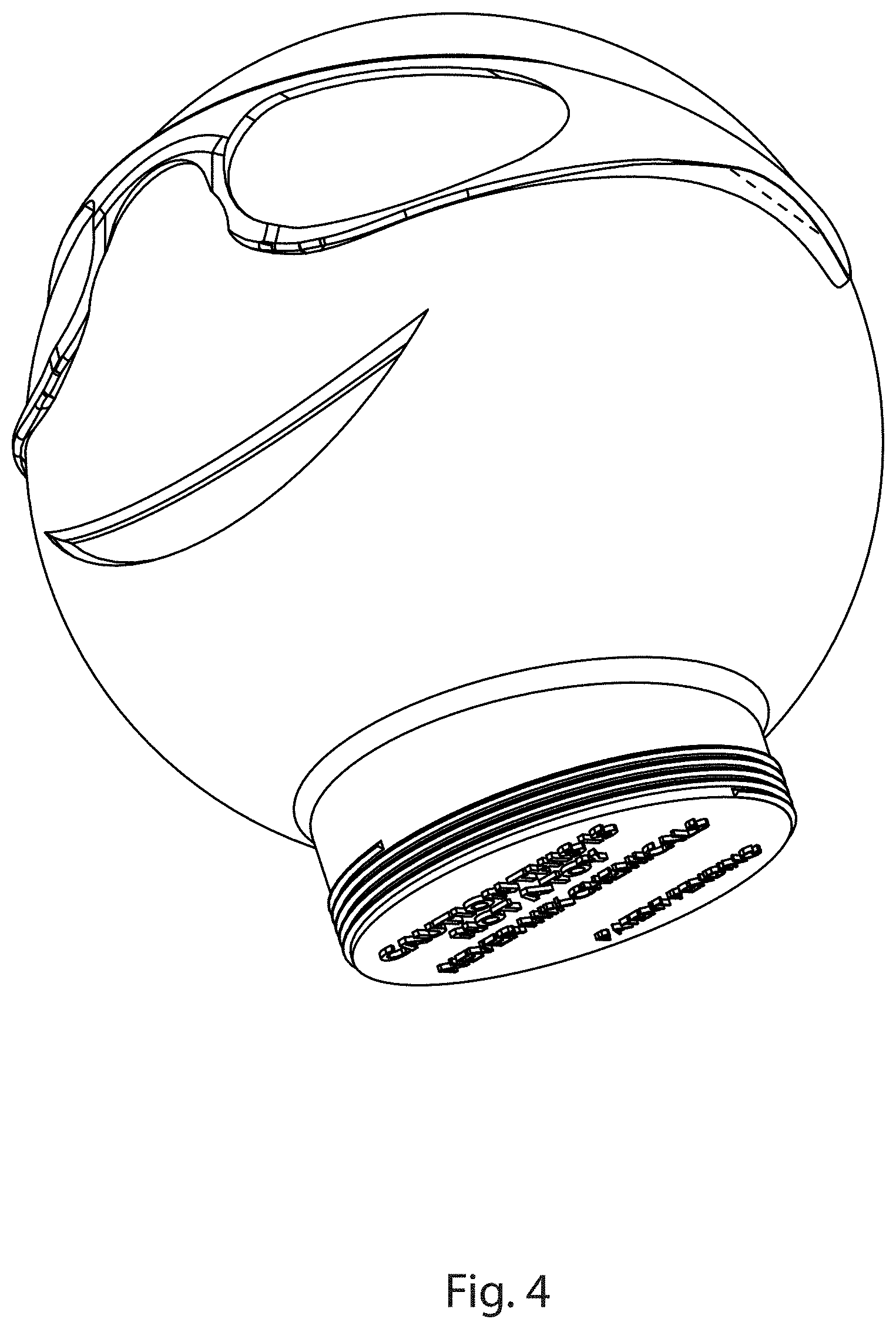 Patent USD1001235 Figure 4 – Pool floater for chlorine tablet