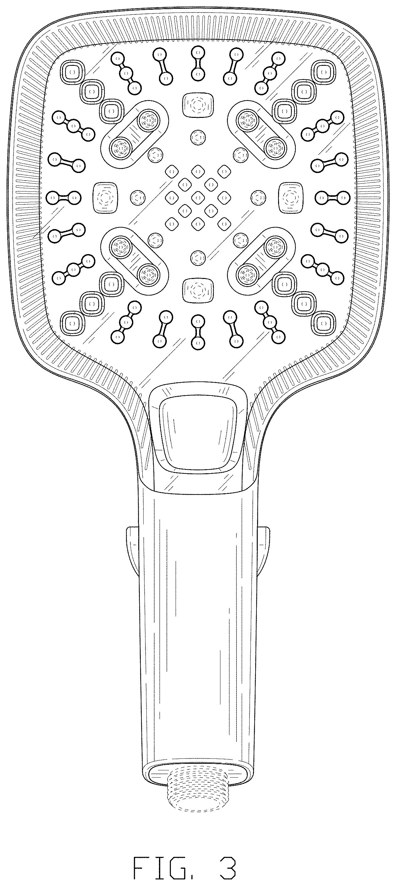 Patent USD1001237 Figure 3 – Handheld shower head