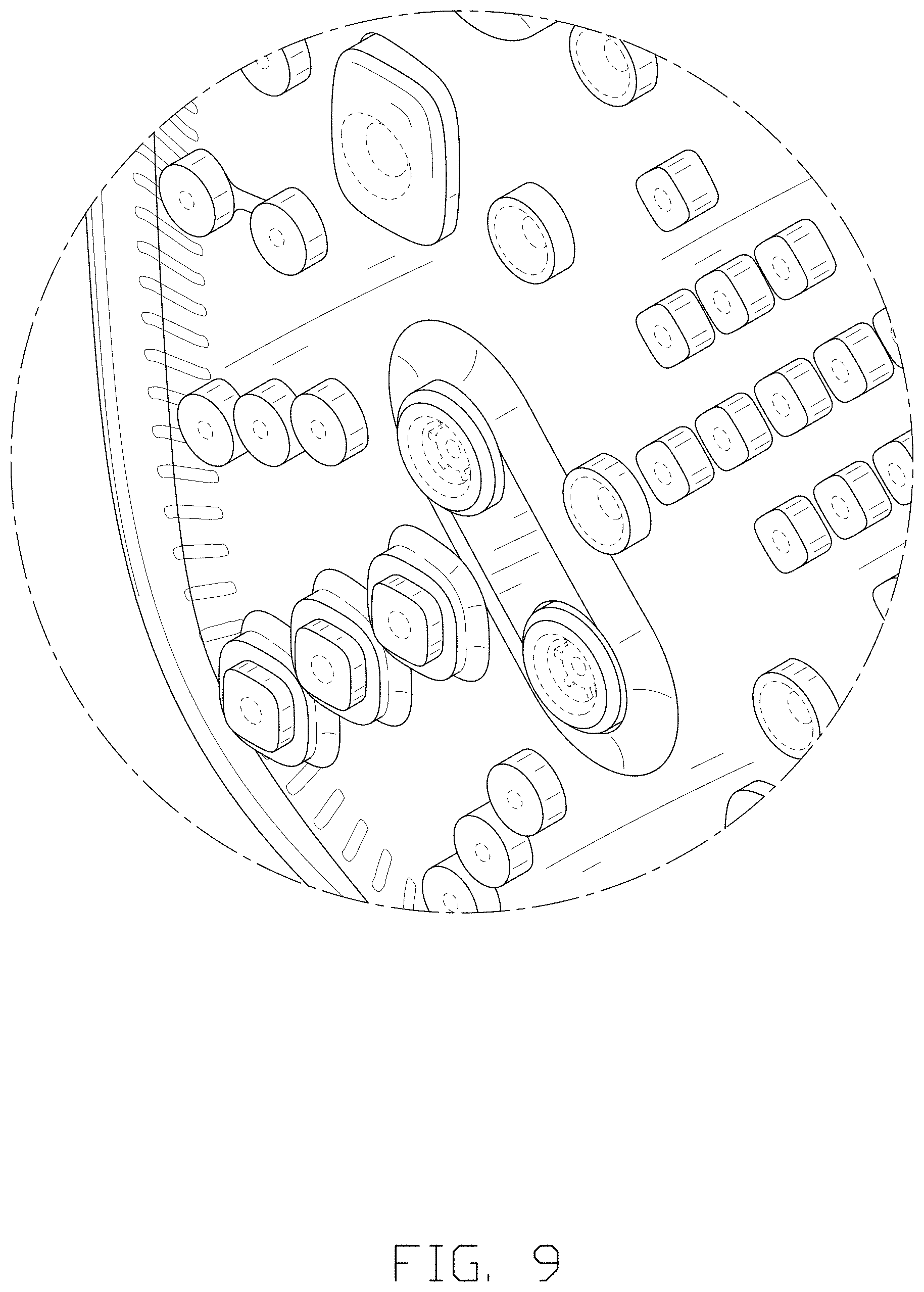 Patent USD1001237 Figure 9 – Handheld shower head