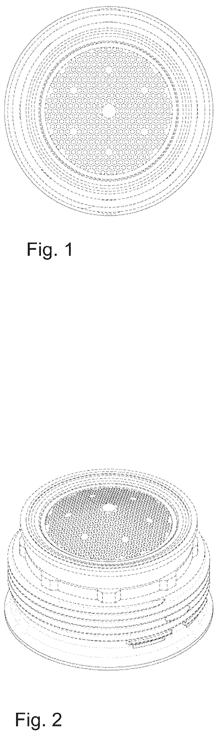 Patent USD1001238 Figure 1 – Faucet stream straightener