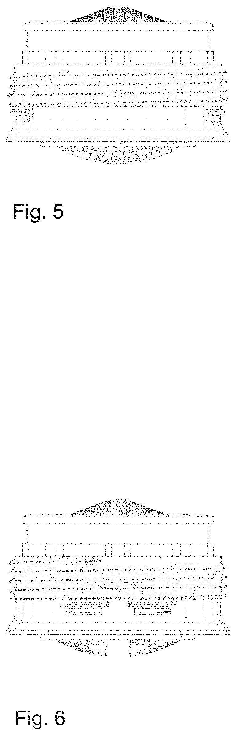 Patent USD1001238 Figure 3 – Faucet stream straightener