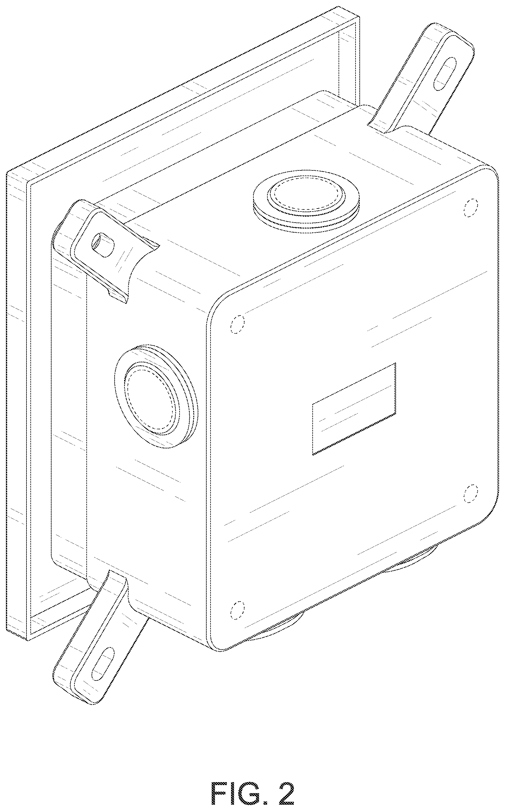 Patent USD1001240 Figure 2 – Shower valve