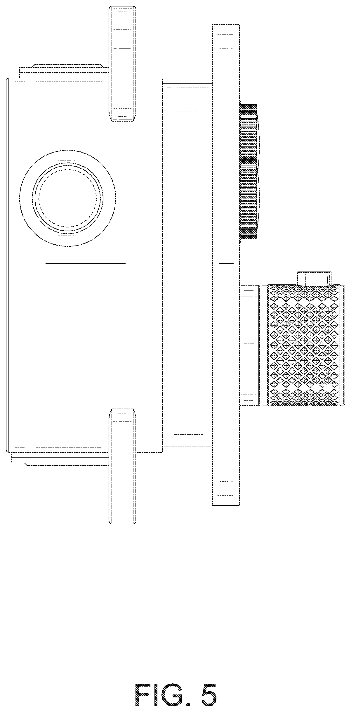 Patent USD1001240 Figure 5 – Shower valve