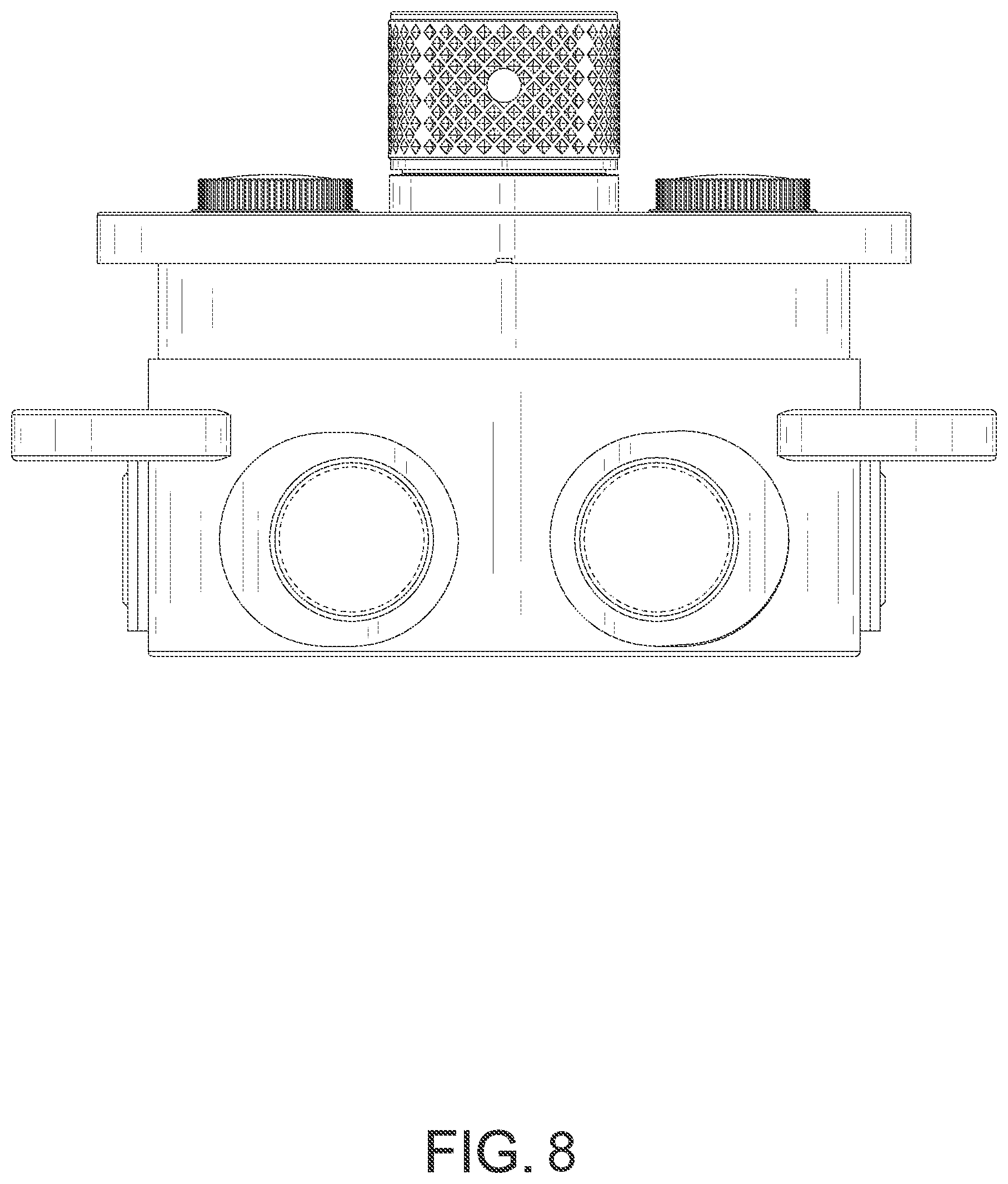 Patent USD1001240 Figure 8 – Shower valve