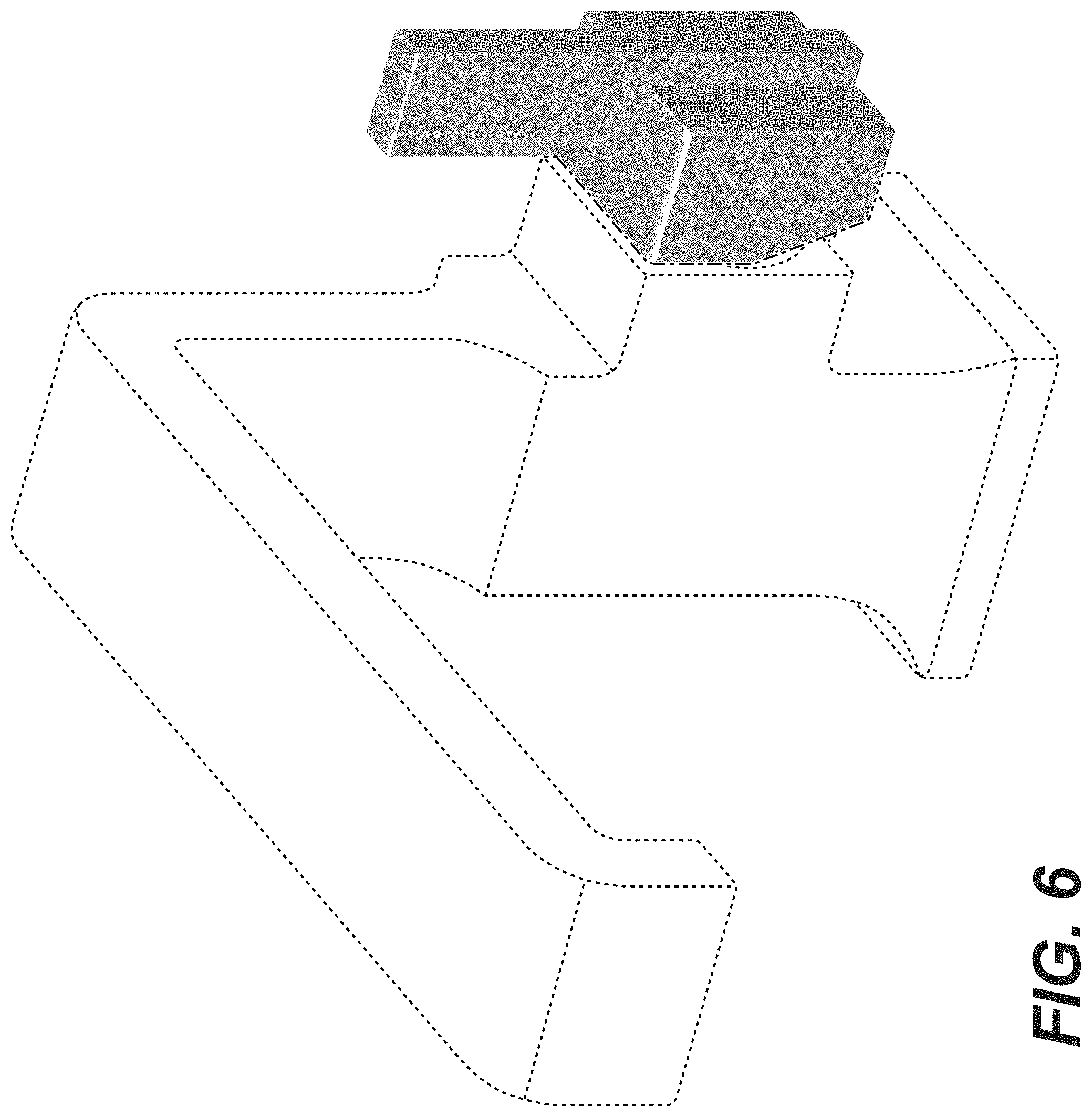 Patent USD1001242 Figure 6 – Faucet handle